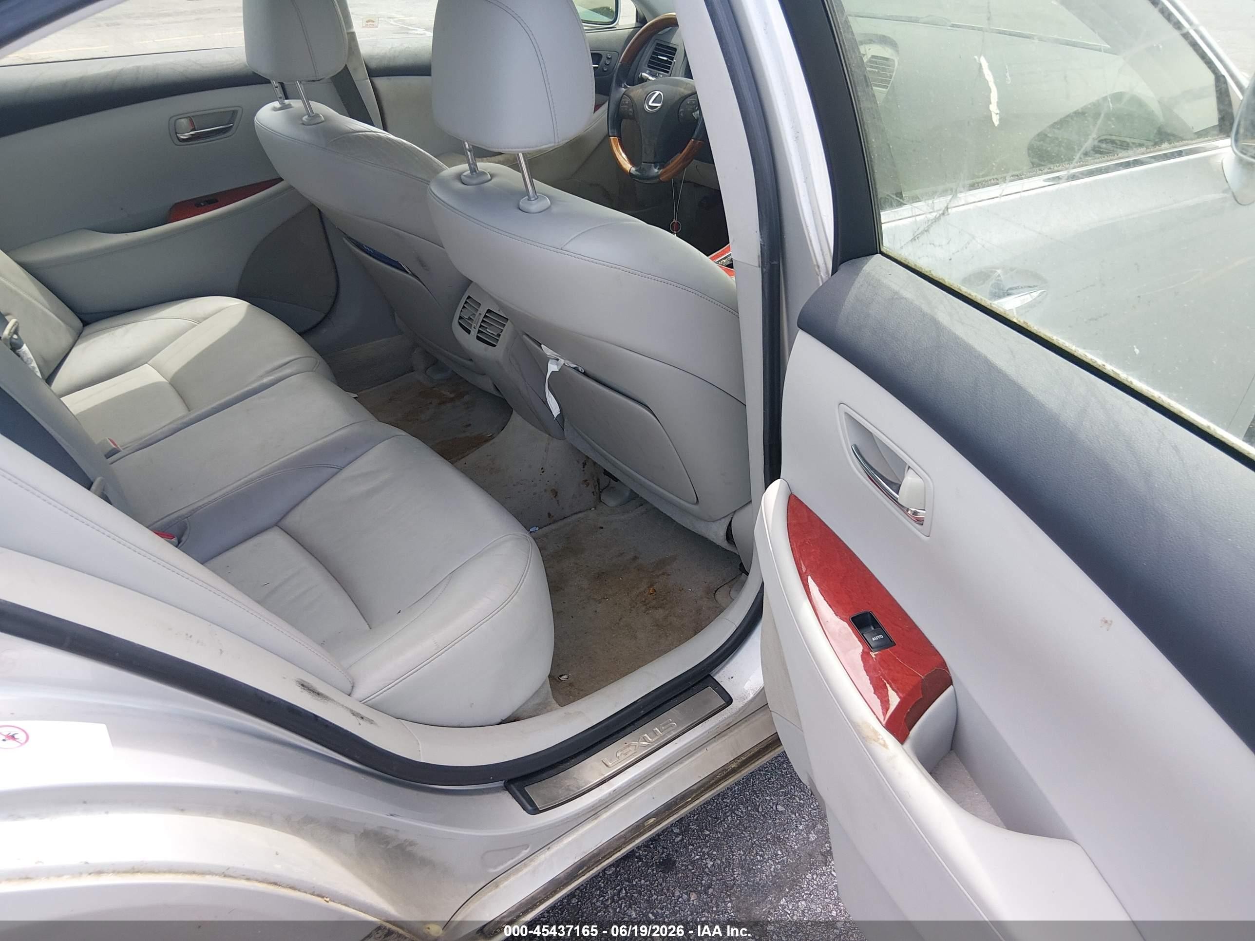 2007 Lexus Es 350 Silver vin: JTHBJ46G372085463