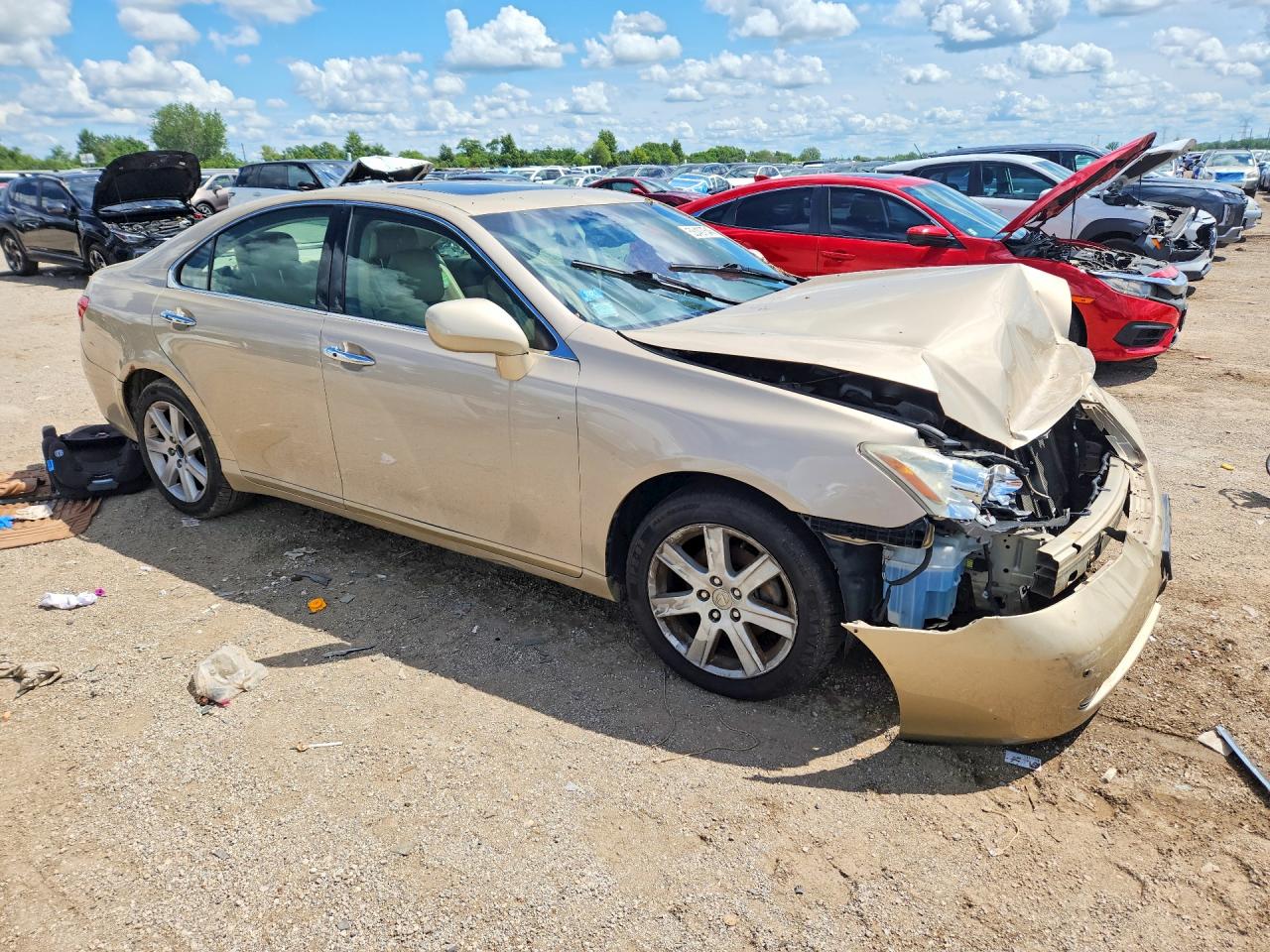 2007 Lexus Es 350 Tan vin: JTHBJ46G372088136
