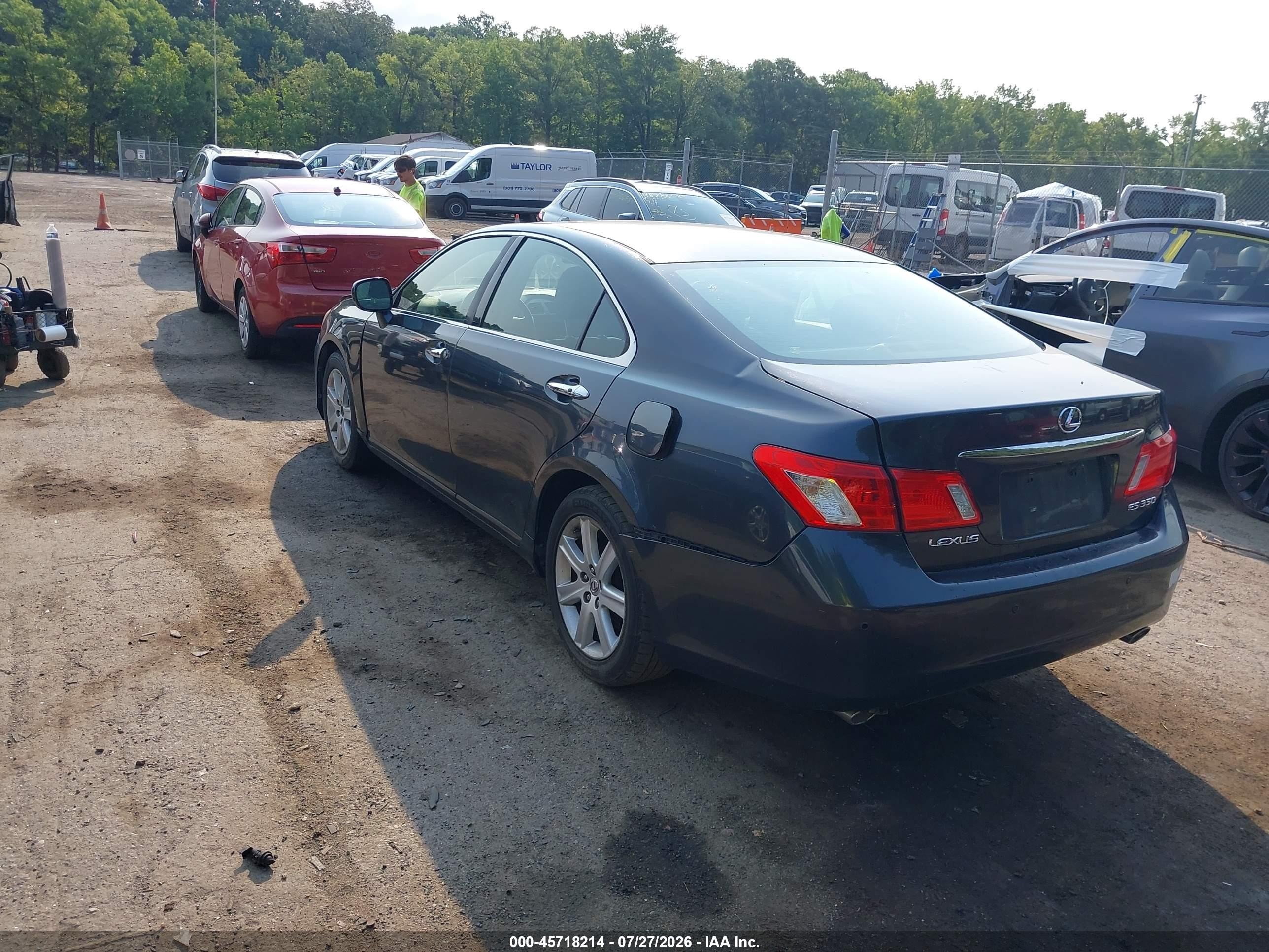 2007 Lexus Es 350   Dark Blue vin: JTHBJ46G372093773