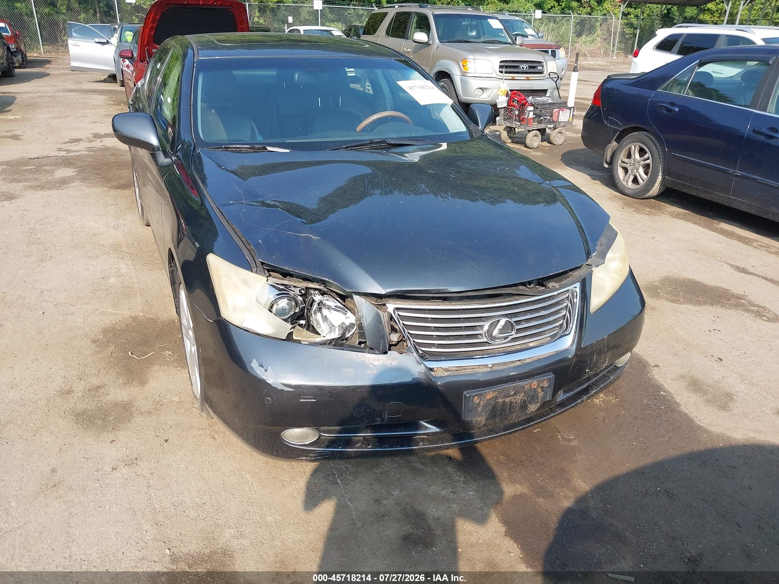 2007 Lexus Es 350   Dark Blue vin: JTHBJ46G372093773