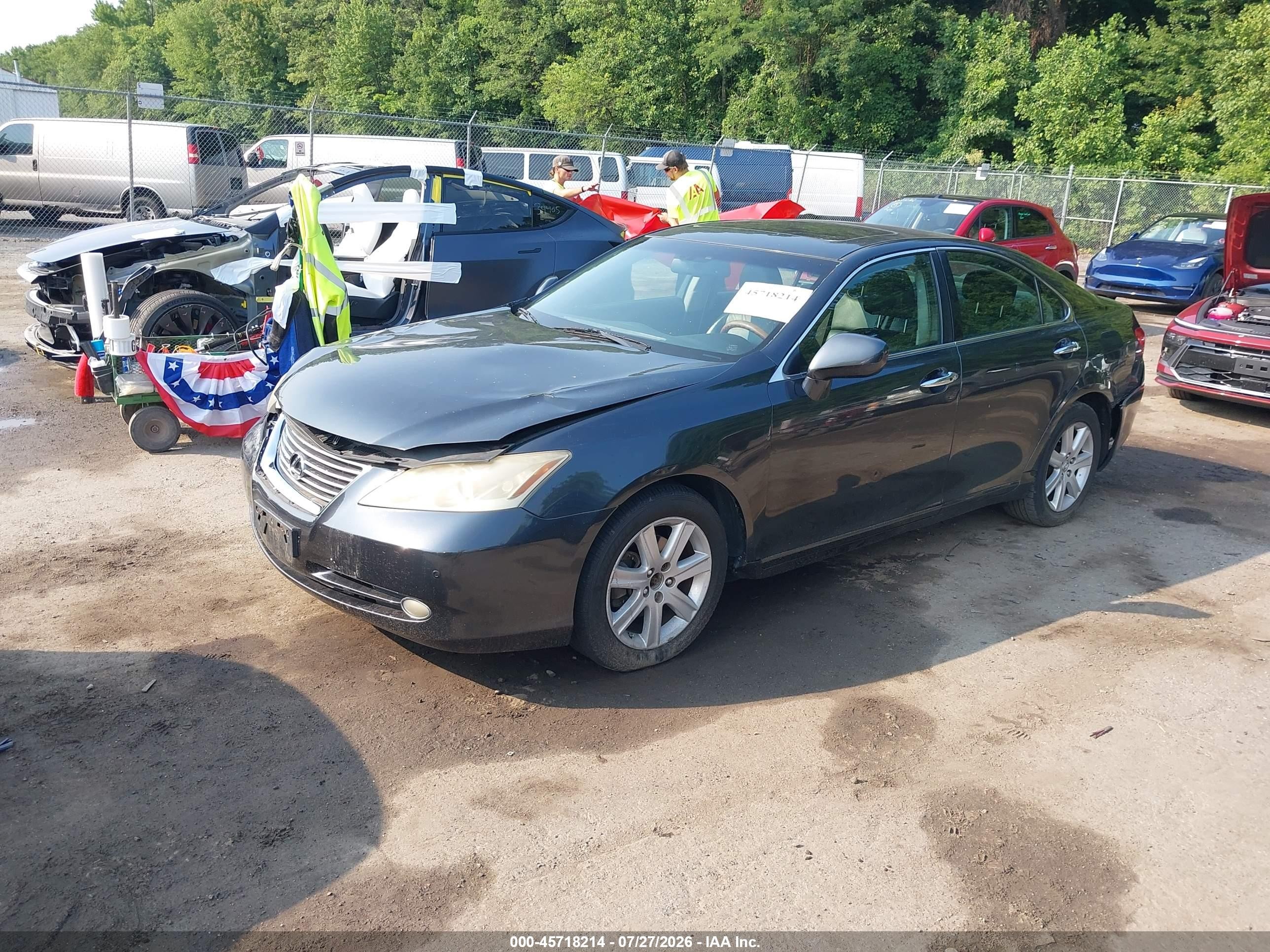 2007 Lexus Es 350   Dark Blue vin: JTHBJ46G372093773
