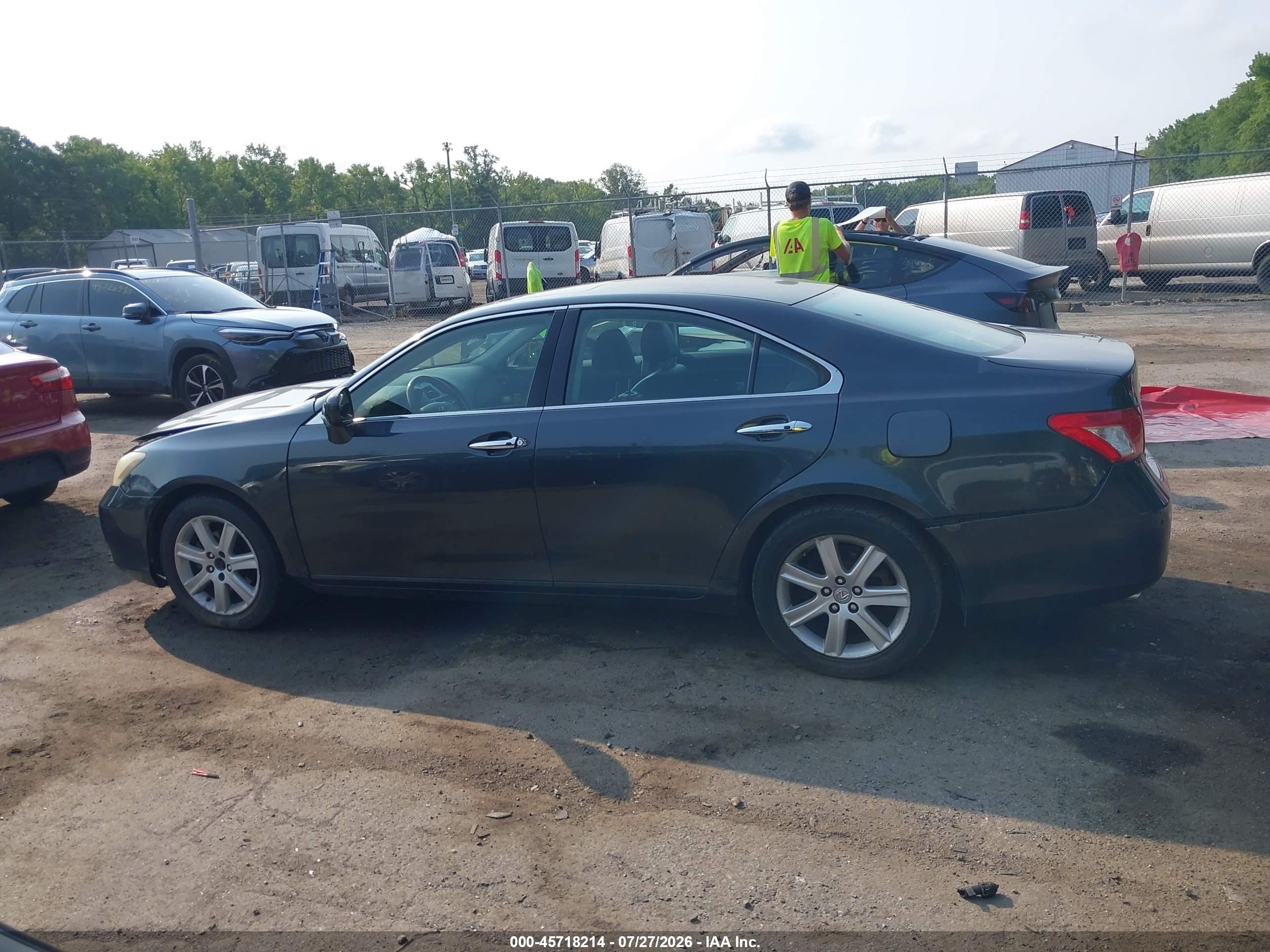 2007 Lexus Es 350   Dark Blue vin: JTHBJ46G372093773