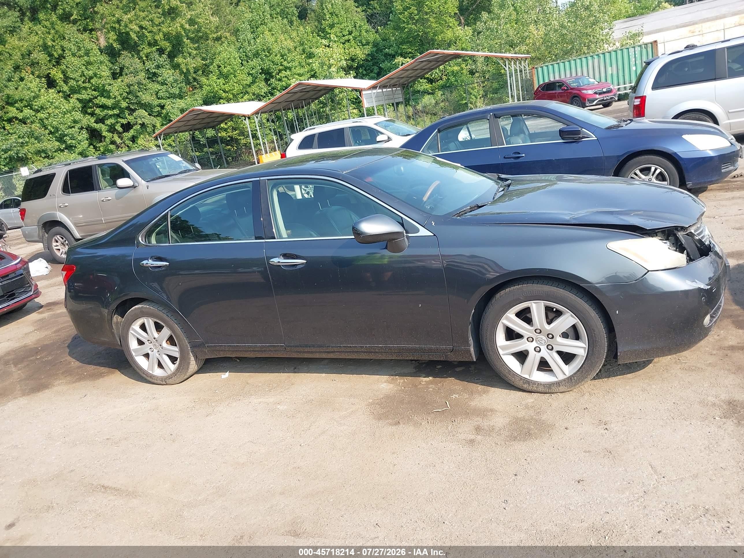 2007 Lexus Es 350   Dark Blue vin: JTHBJ46G372093773