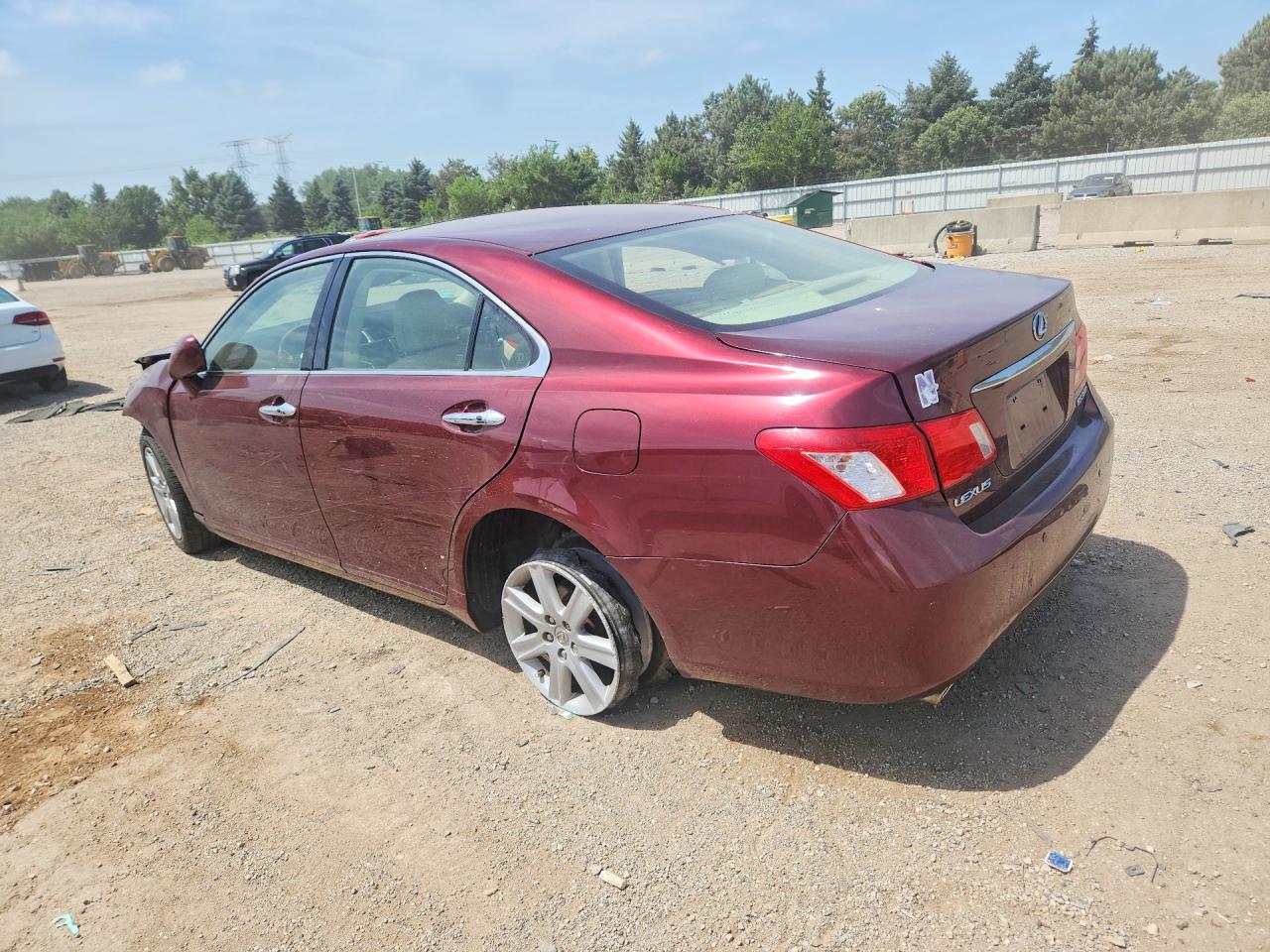 2007 Lexus Es 350 Бордовый vin: JTHBJ46G372105548