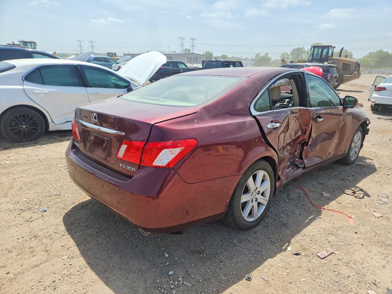 2007 Lexus Es 350 Бордовый vin: JTHBJ46G372105548