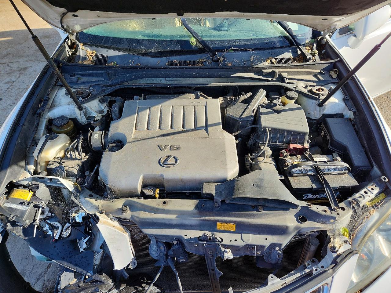2007 Lexus Es 350 White vin: JTHBJ46G372111575
