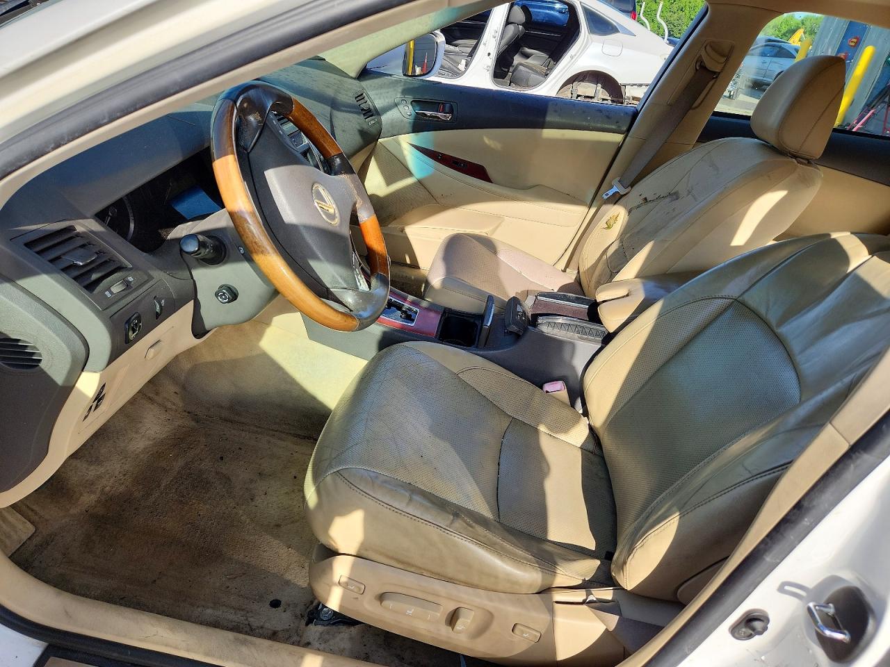2007 Lexus Es 350 White vin: JTHBJ46G372111575