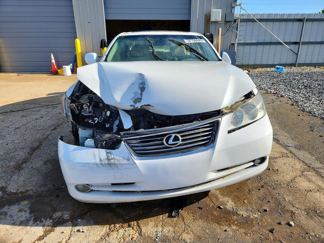 2007 Lexus Es 350 White vin: JTHBJ46G372111575