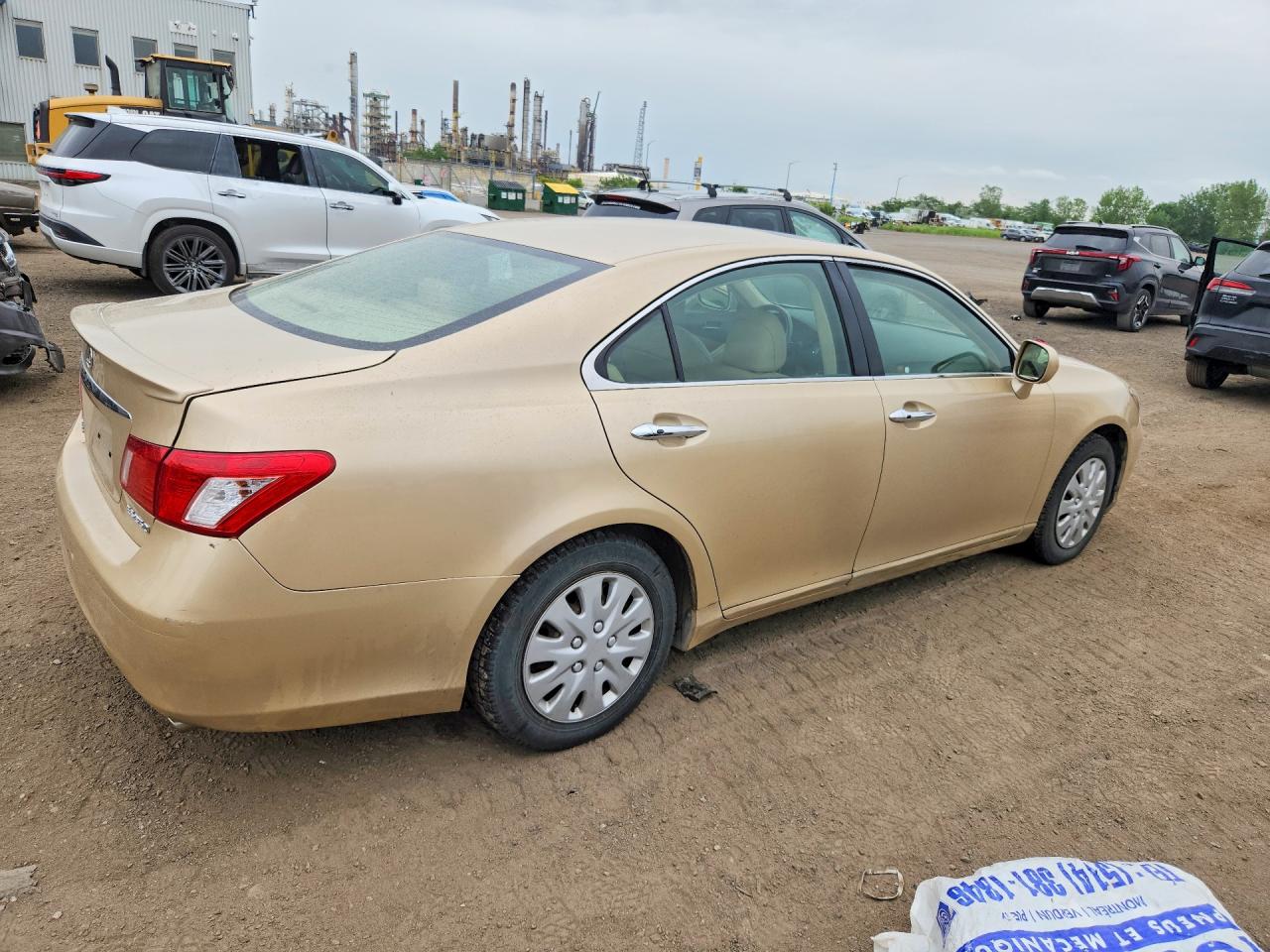 2007 Lexus Es 350 Beige vin: JTHBJ46G372112208