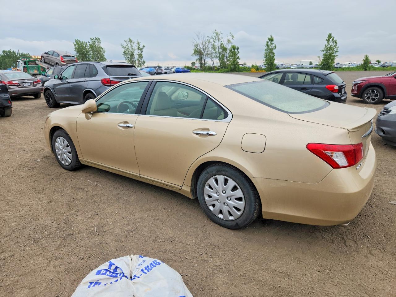 2007 Lexus Es 350 Beige vin: JTHBJ46G372112208