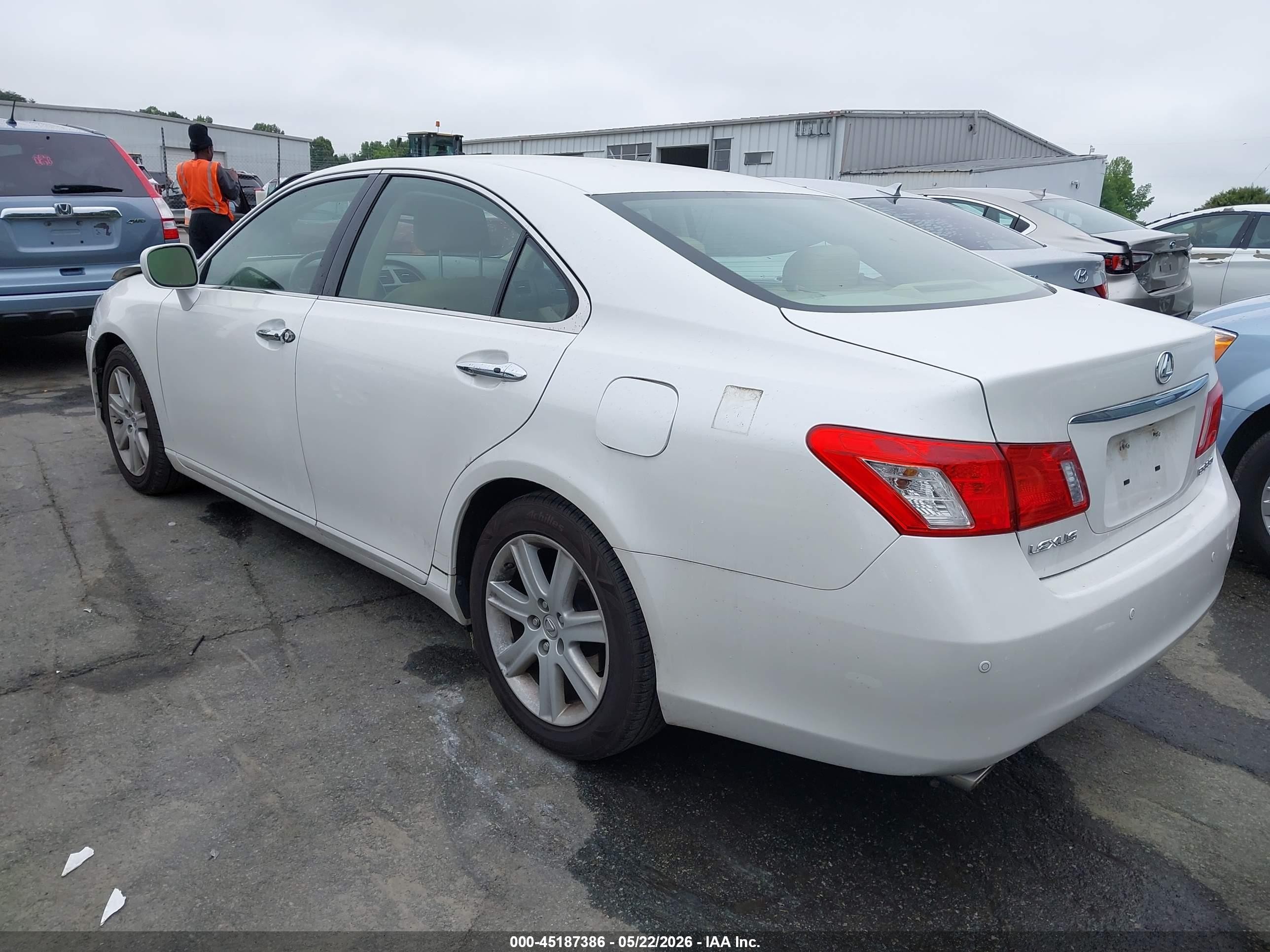 2007 Lexus Es 350   Белый vin: JTHBJ46G372115352