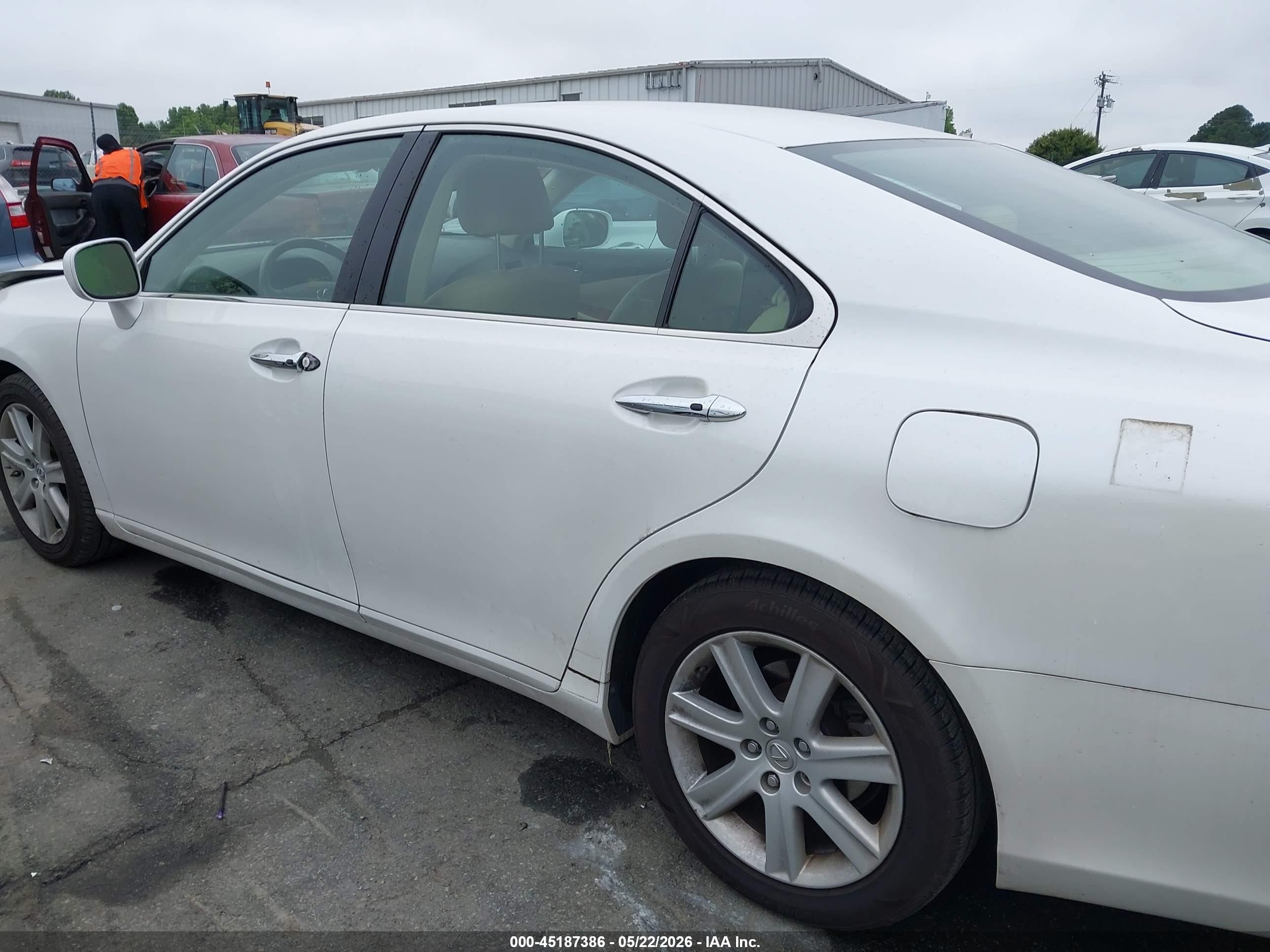 2007 Lexus Es 350   Белый vin: JTHBJ46G372115352
