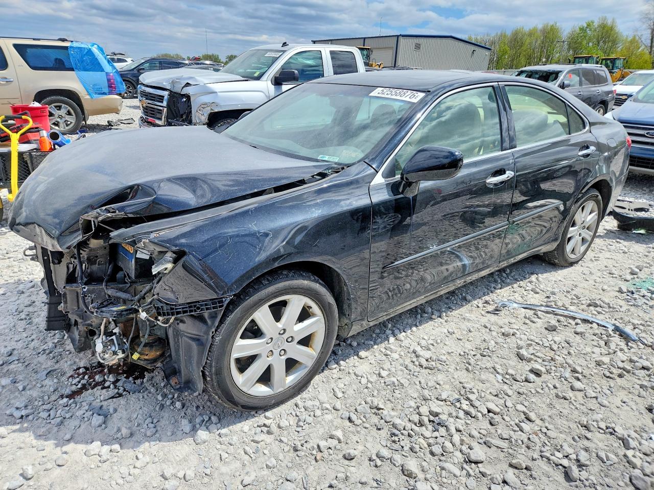 2007 Lexus Es 350 Черный vin: JTHBJ46G372116632
