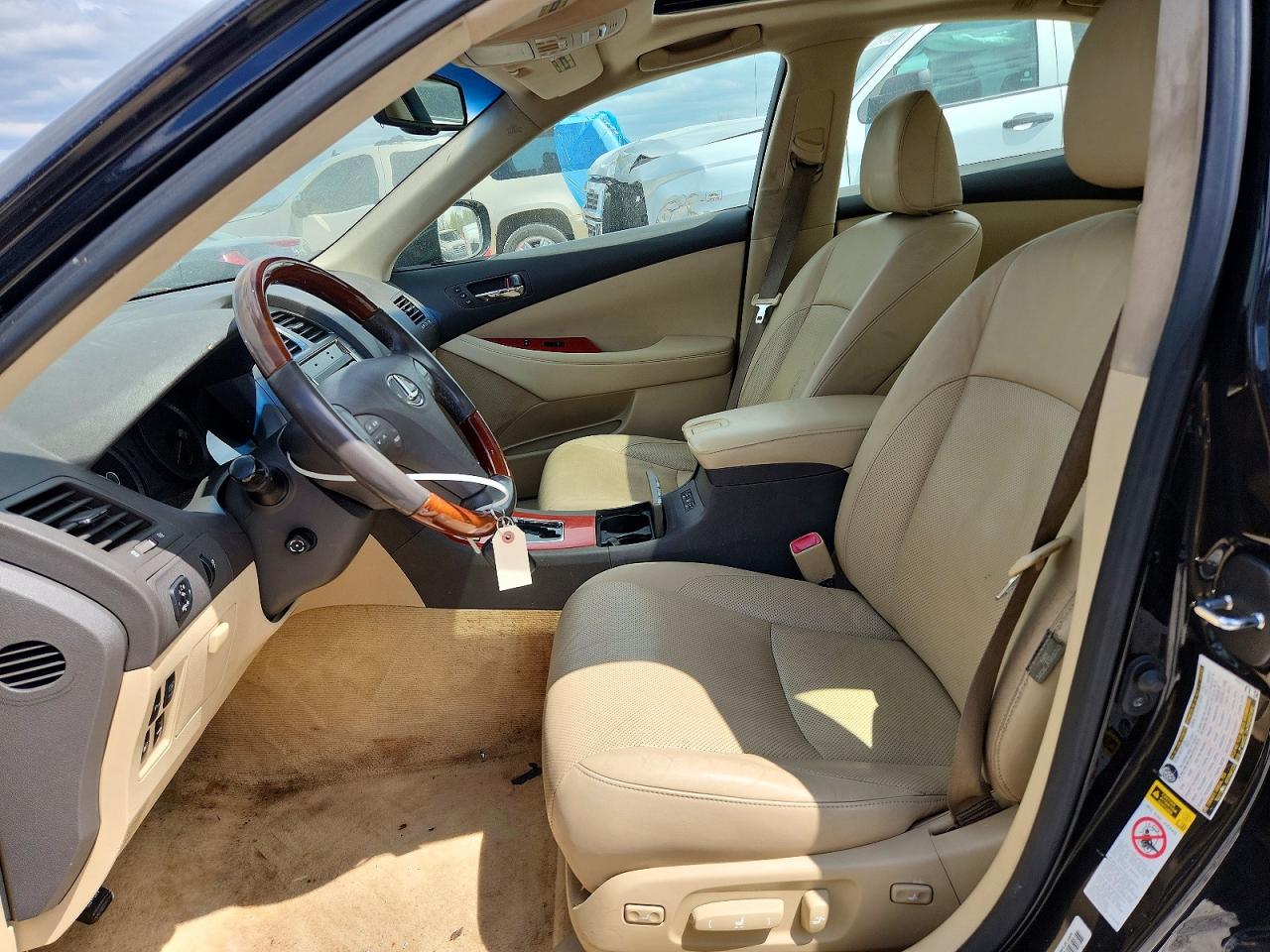 2007 Lexus Es 350 Black vin: JTHBJ46G372116632