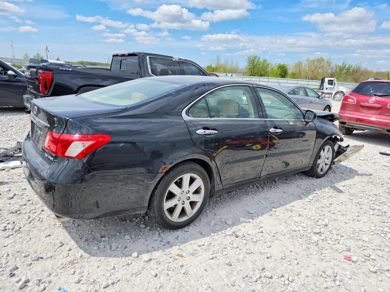 2007 Lexus Es 350 Black vin: JTHBJ46G372116632