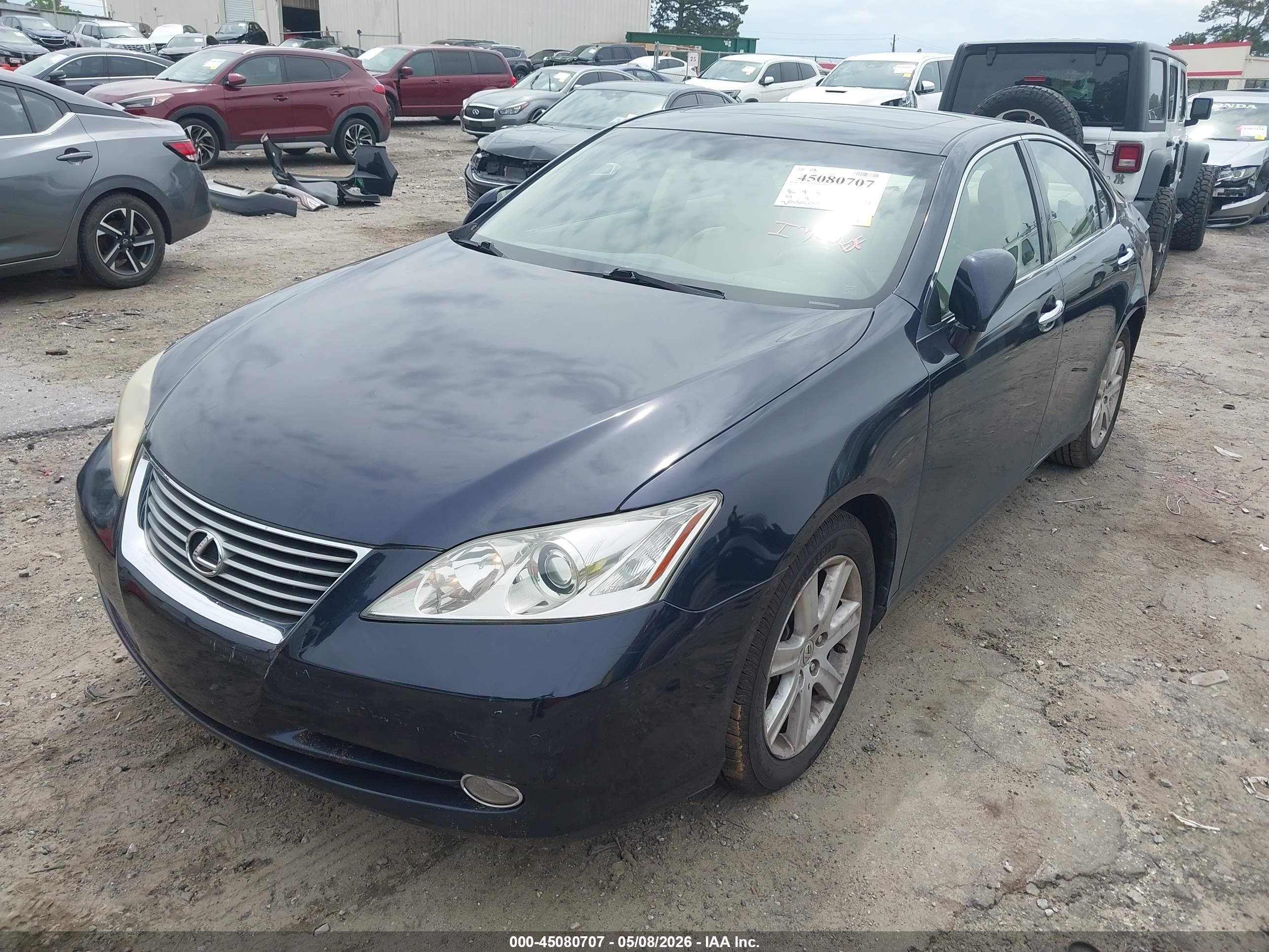 2007 Lexus Es 350   Dark Blue vin: JTHBJ46G372124939