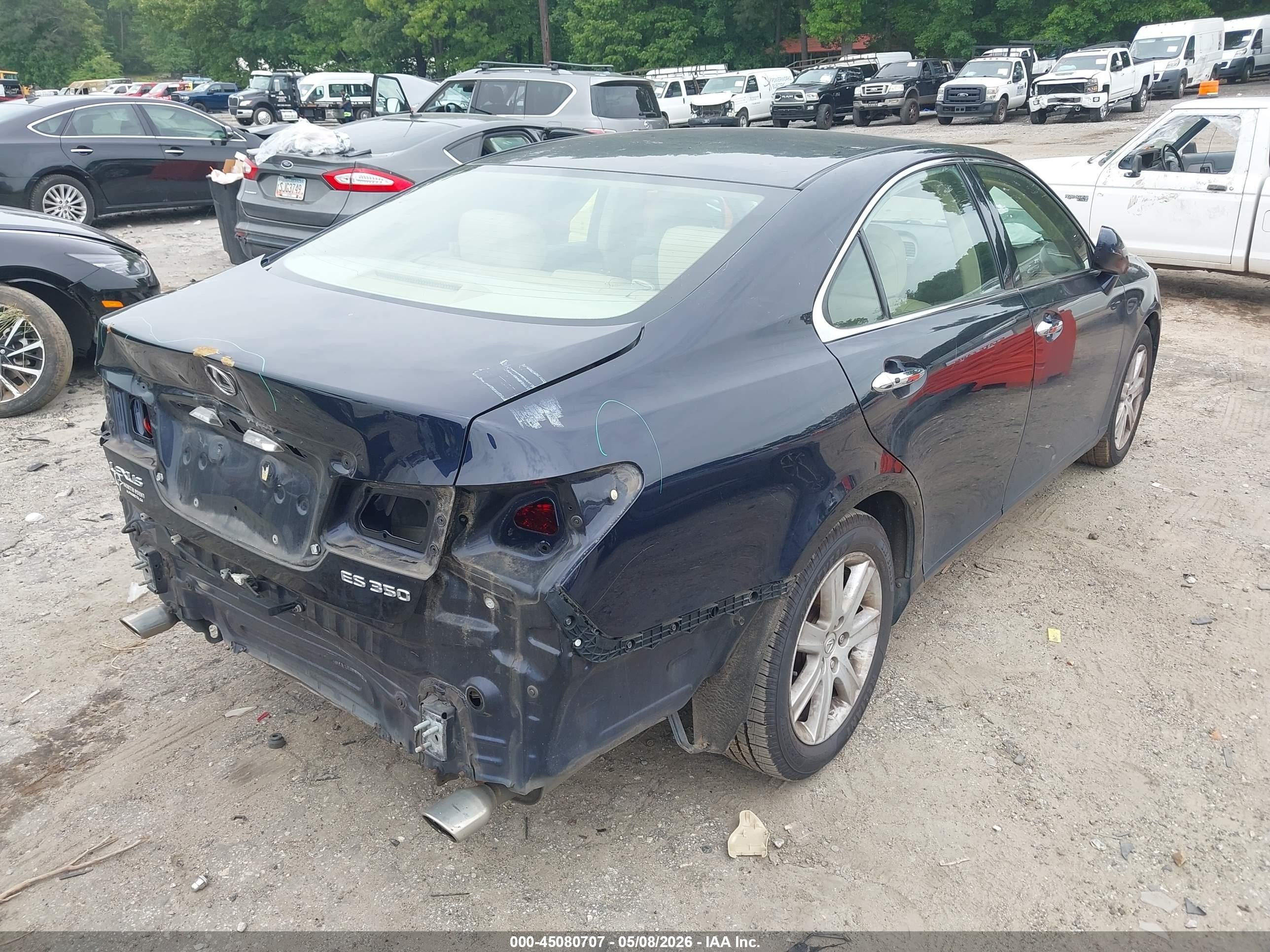 2007 Lexus Es 350   Dark Blue vin: JTHBJ46G372124939