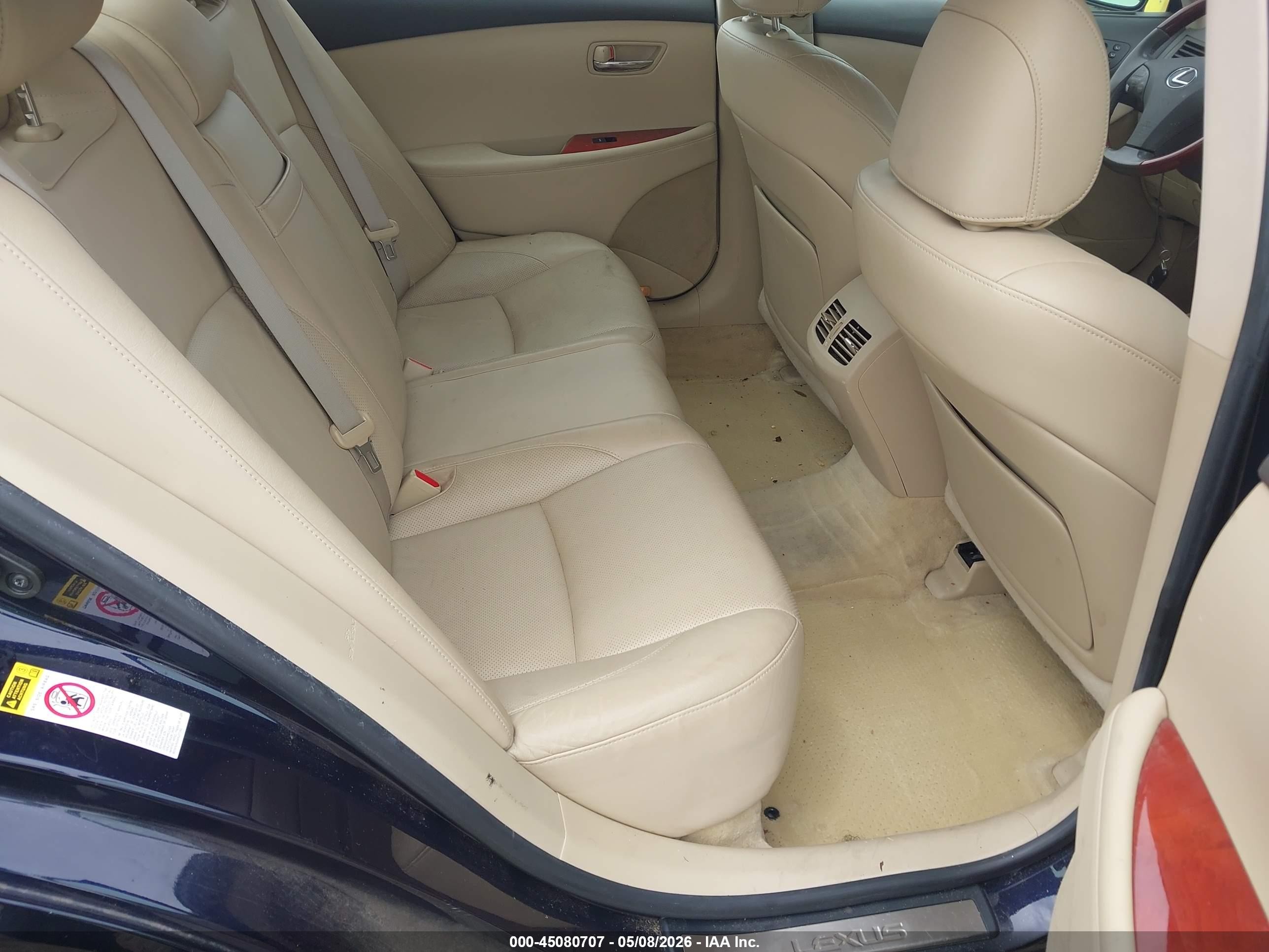 2007 Lexus Es 350   Dark Blue vin: JTHBJ46G372124939