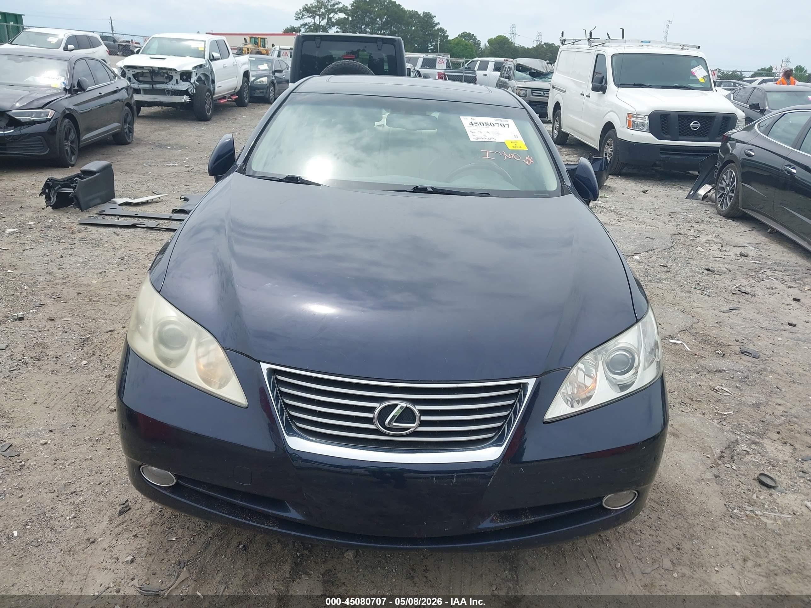 2007 Lexus Es 350   Dark Blue vin: JTHBJ46G372124939