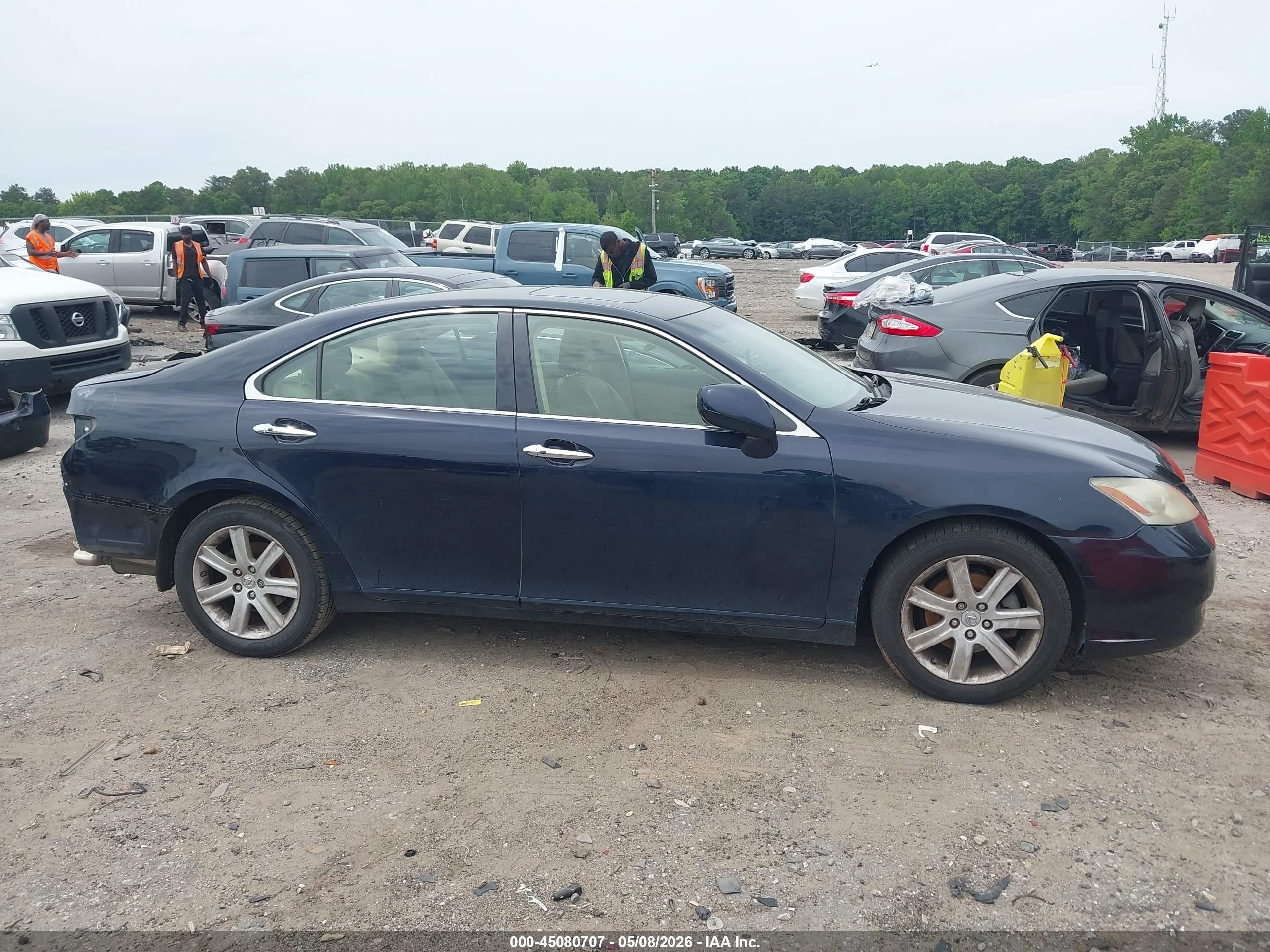 2007 Lexus Es 350   Dark Blue vin: JTHBJ46G372124939