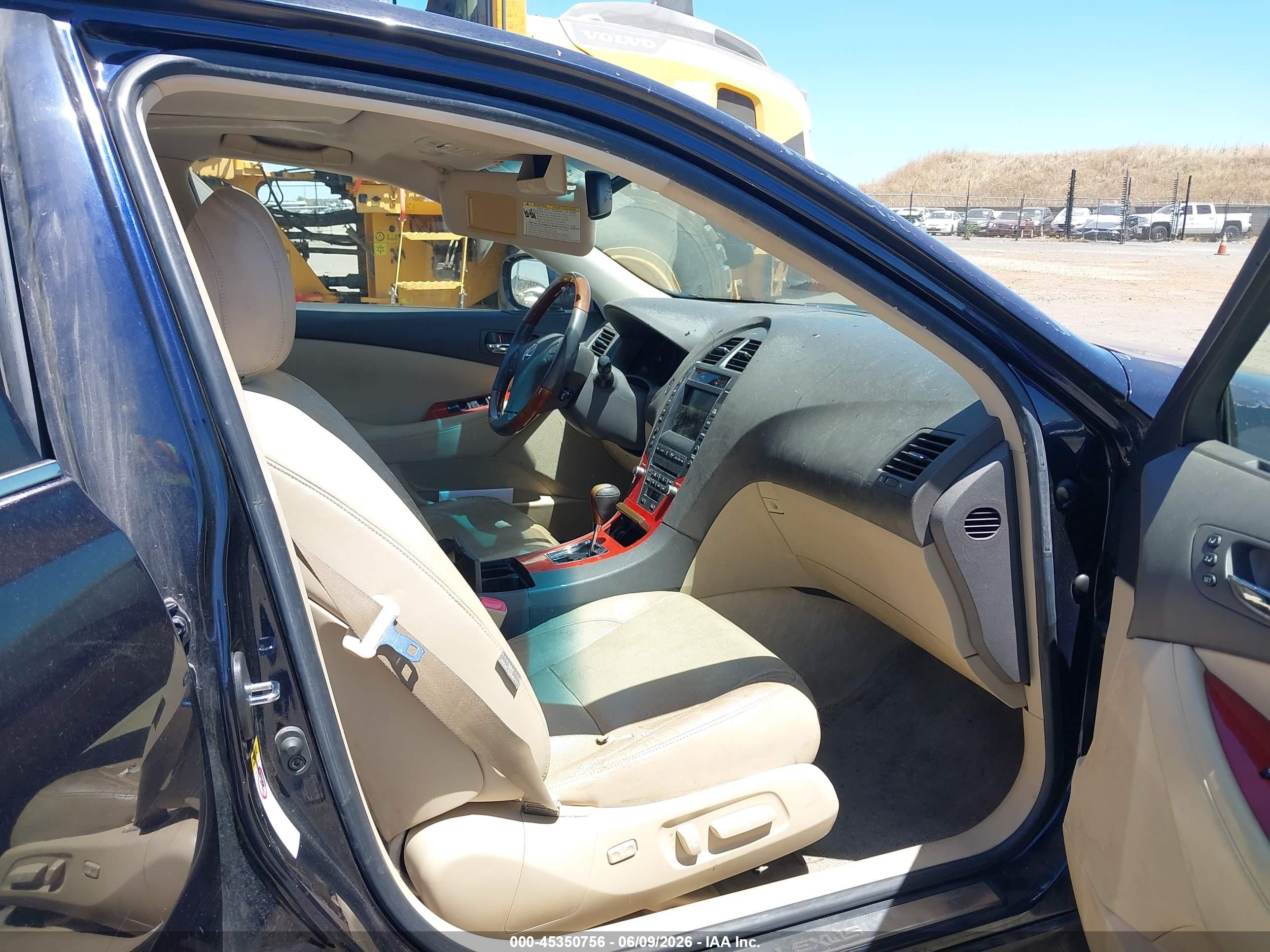 2007 Lexus Es 350   Blue vin: JTHBJ46G372125296