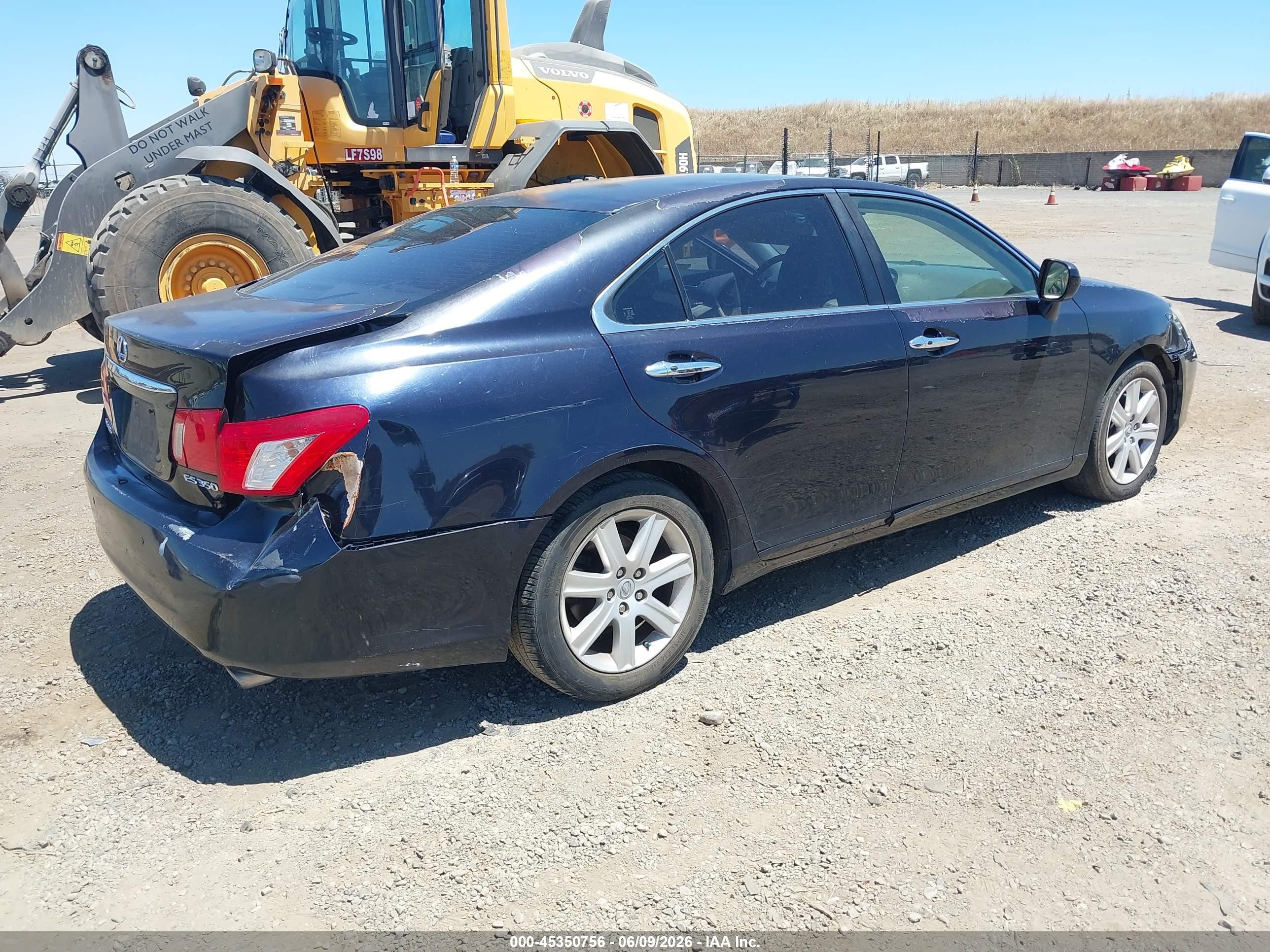 2007 Lexus Es 350   Blue vin: JTHBJ46G372125296