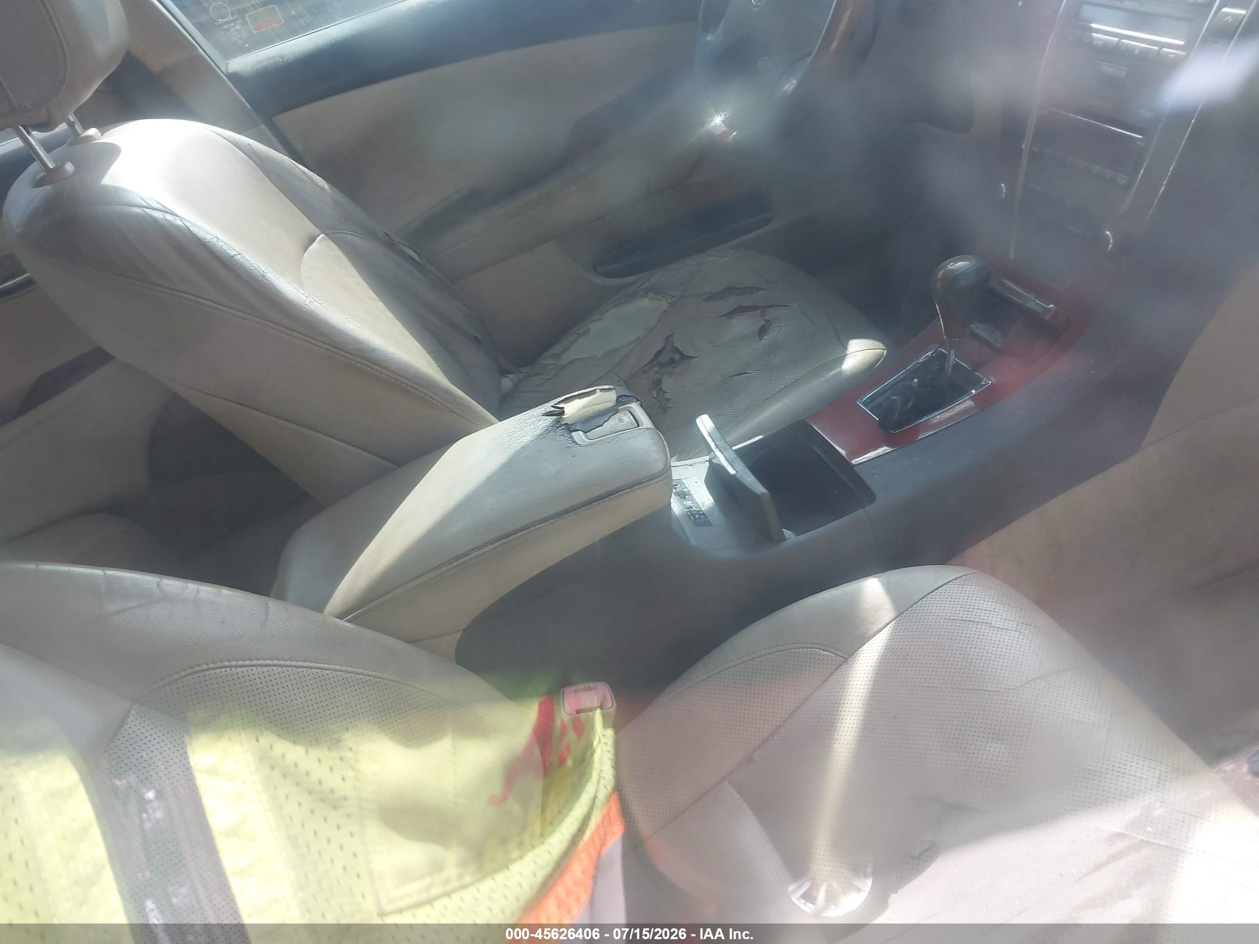 2007 Lexus Es 350   Gold vin: JTHBJ46G372125606