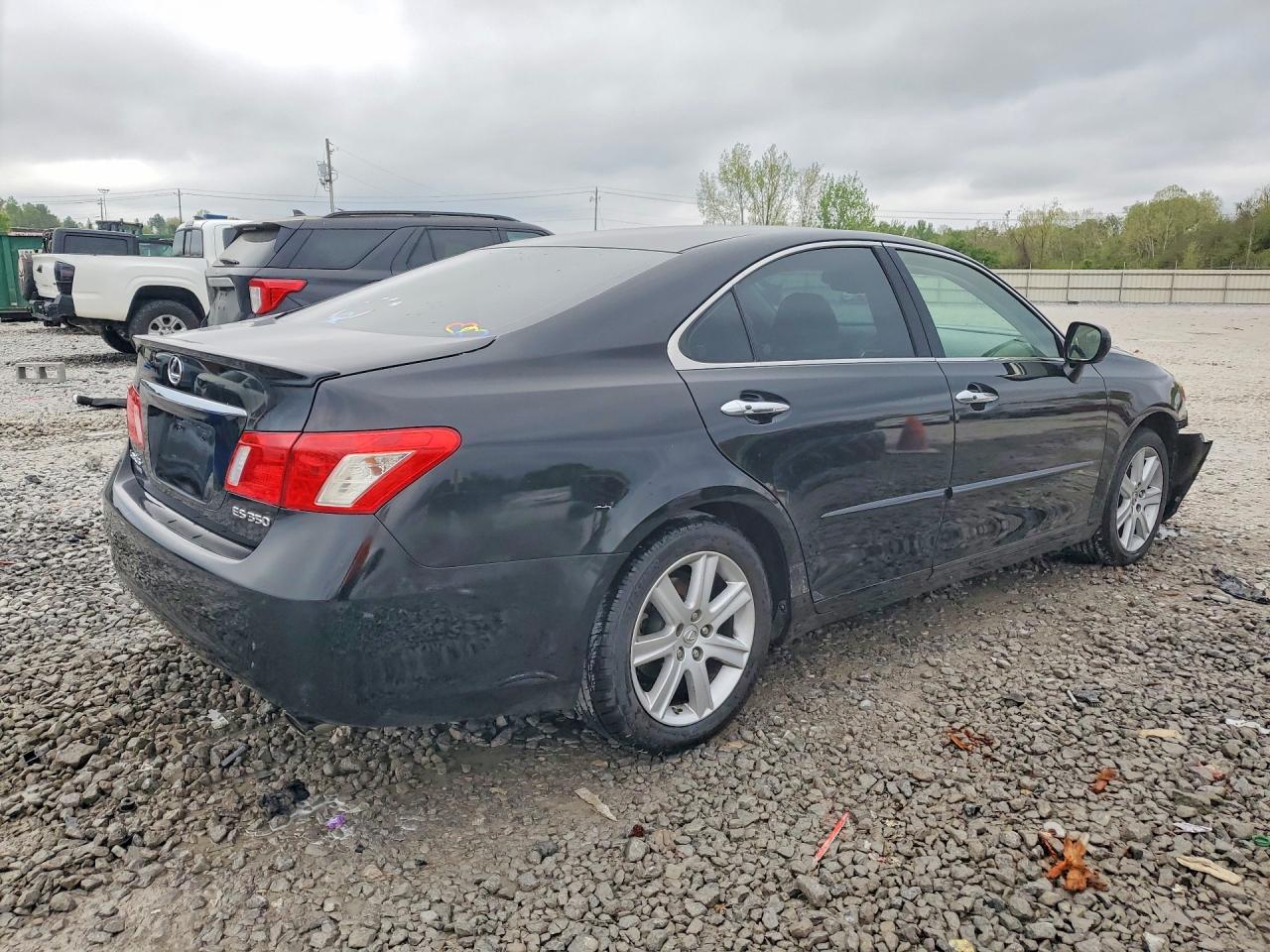 2007 Lexus Es 350 Base Black vin: JTHBJ46G372129736