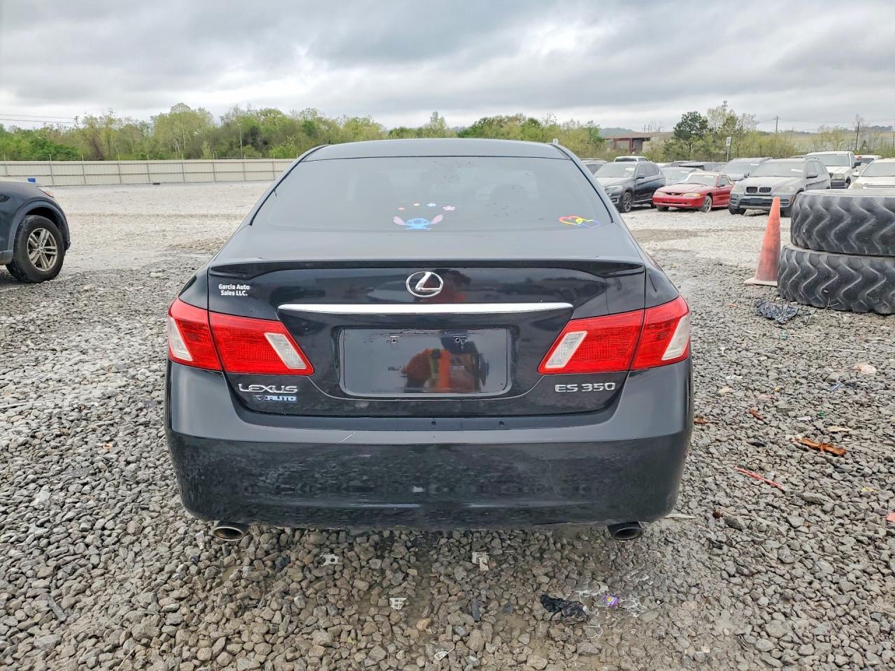 2007 Lexus Es 350 Base Black vin: JTHBJ46G372129736