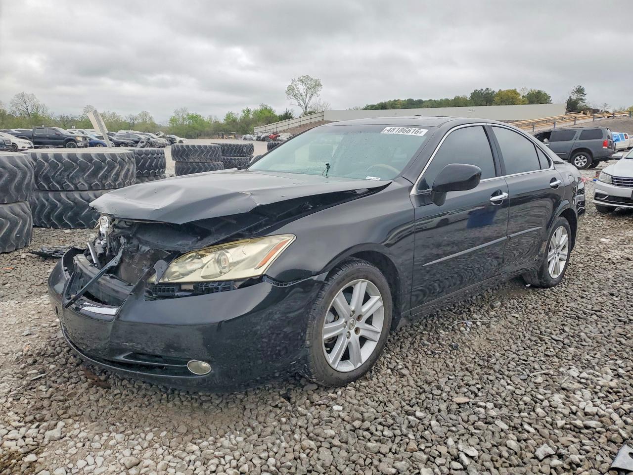 2007 Lexus Es 350 Base Black vin: JTHBJ46G372129736