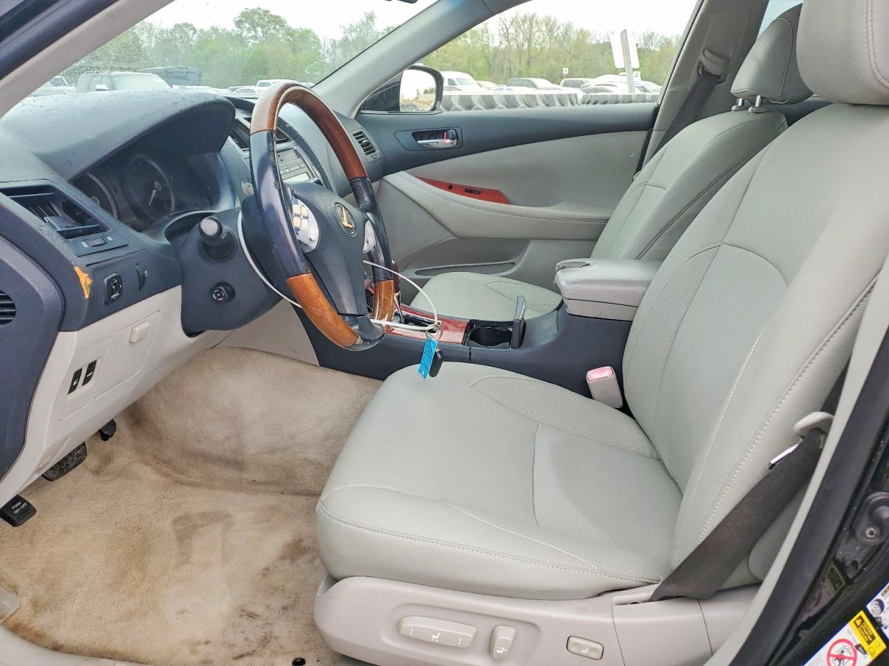 2007 Lexus Es 350 Base Black vin: JTHBJ46G372129736