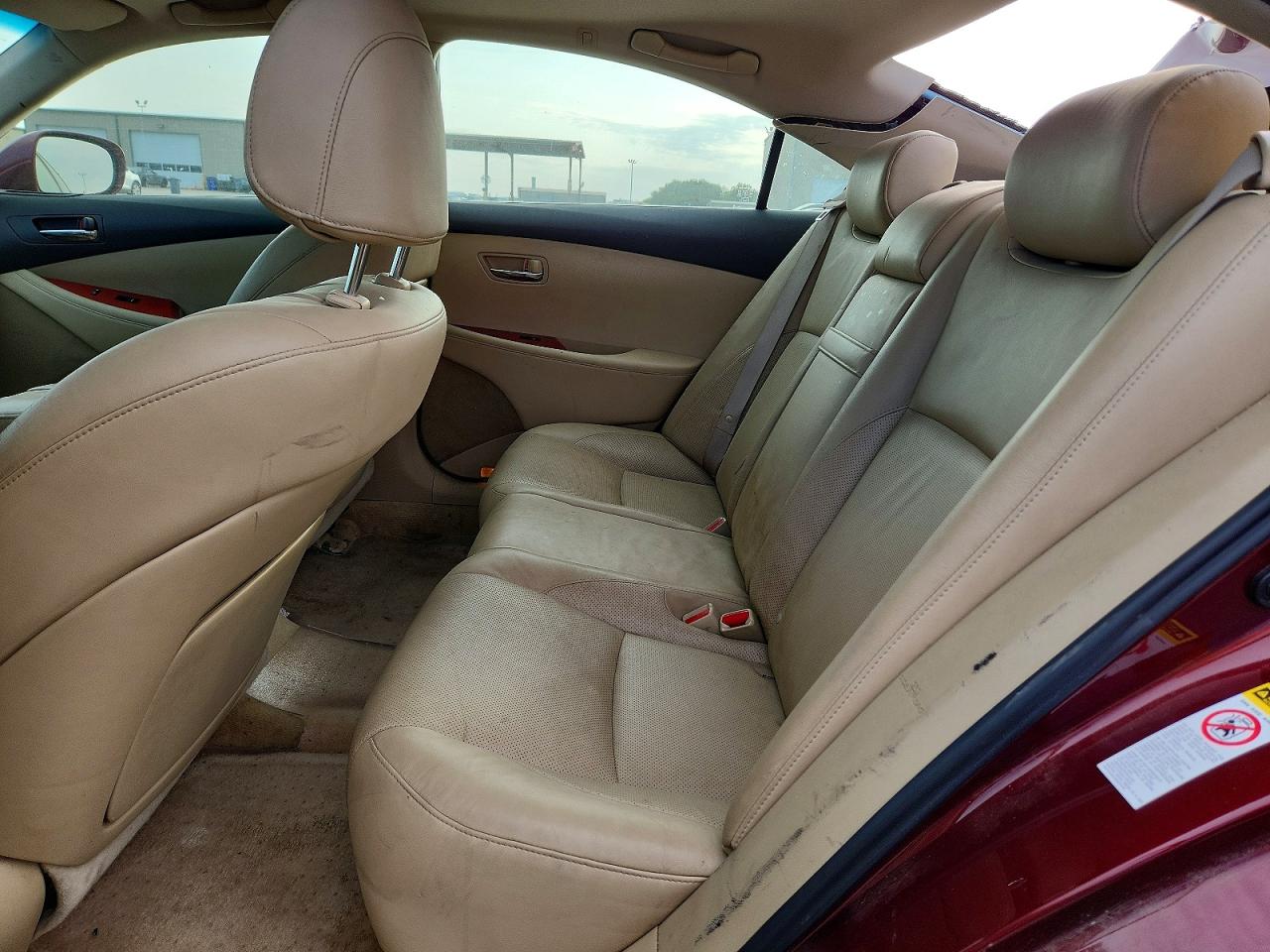 2007 Lexus Es 350 Burgundy vin: JTHBJ46G372136248