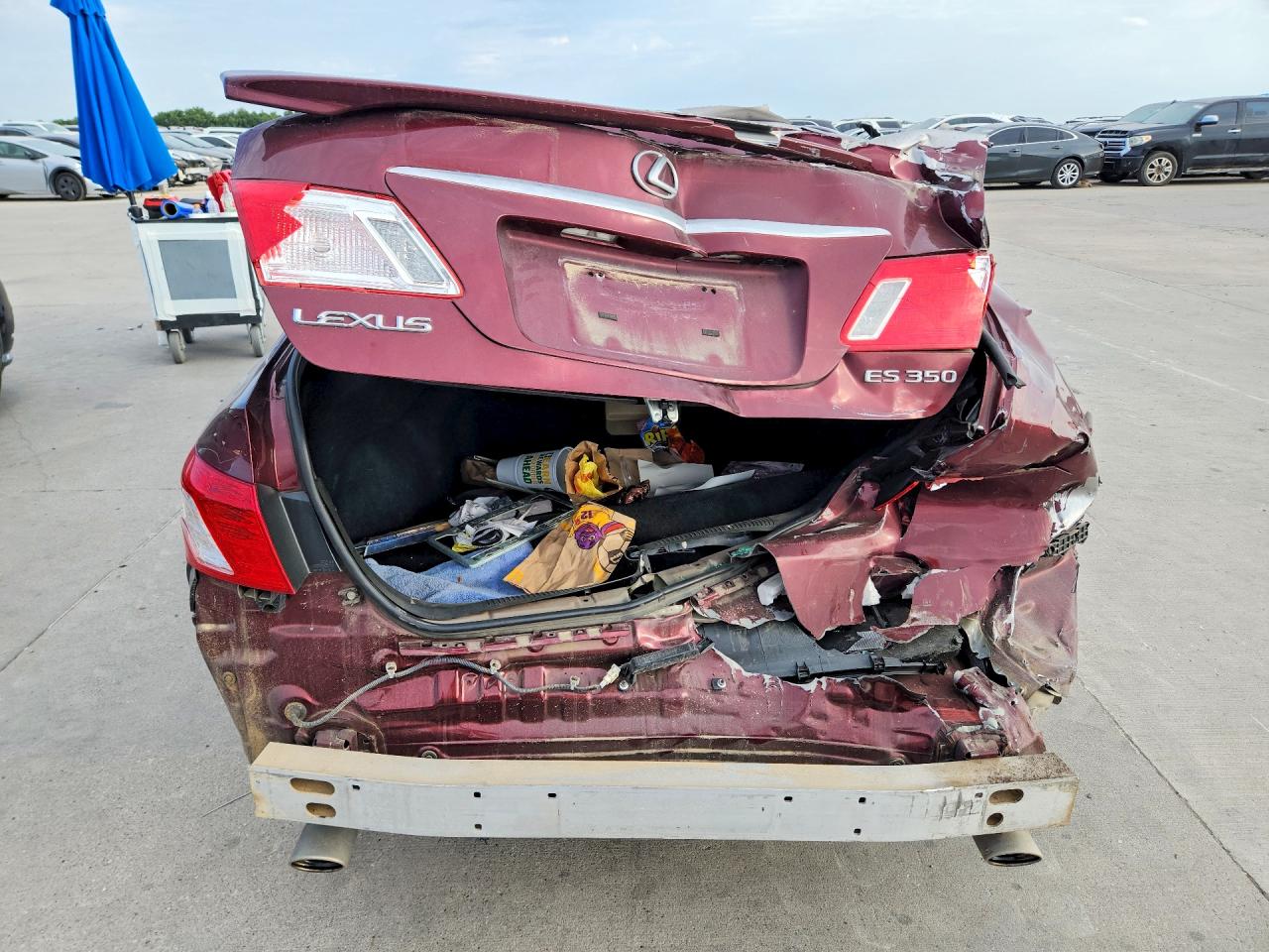 2007 Lexus Es 350 Burgundy vin: JTHBJ46G372136248