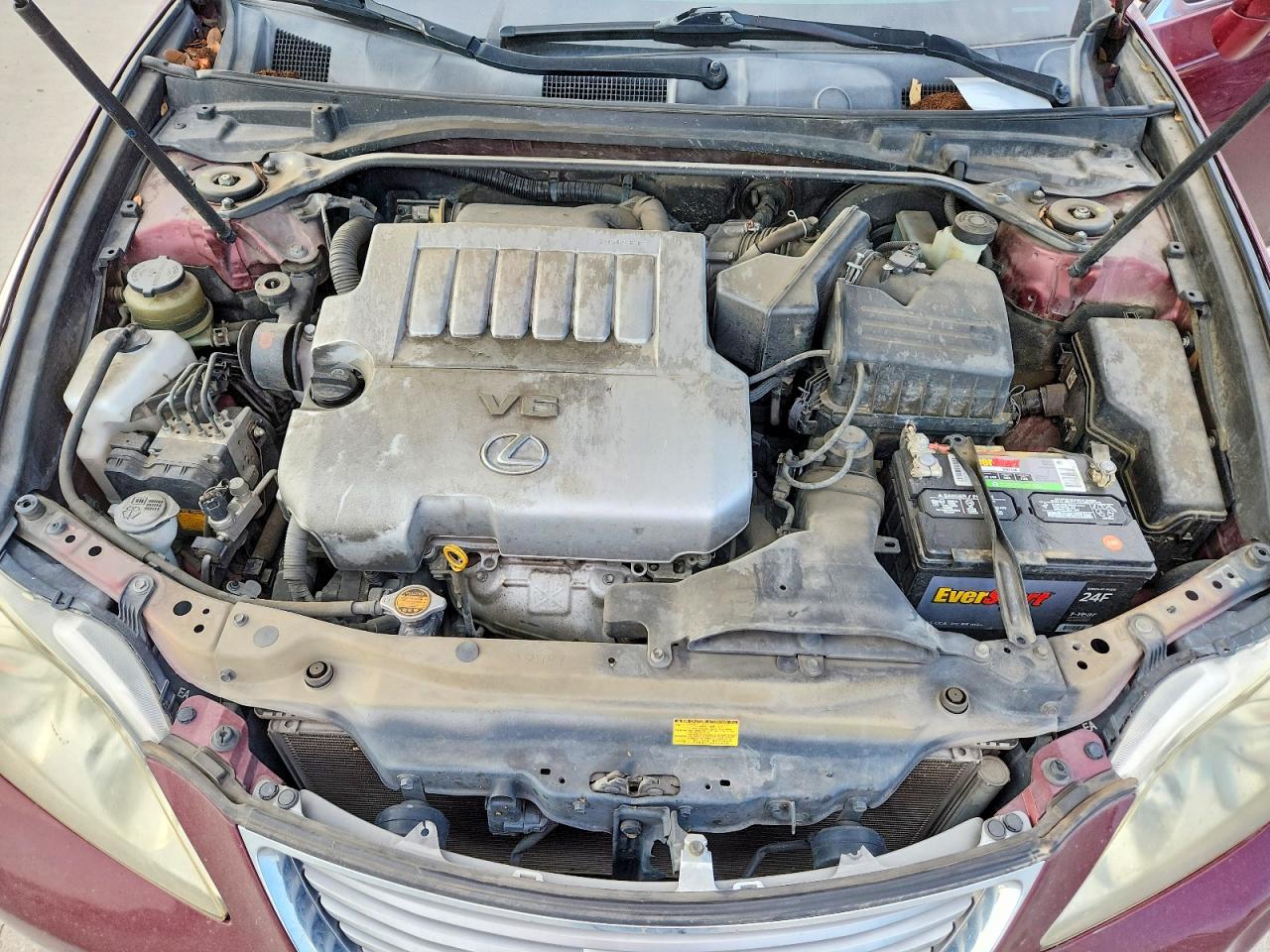 2007 Lexus Es 350 Burgundy vin: JTHBJ46G372136248