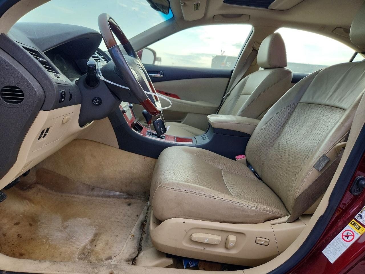 2007 Lexus Es 350 Burgundy vin: JTHBJ46G372136248