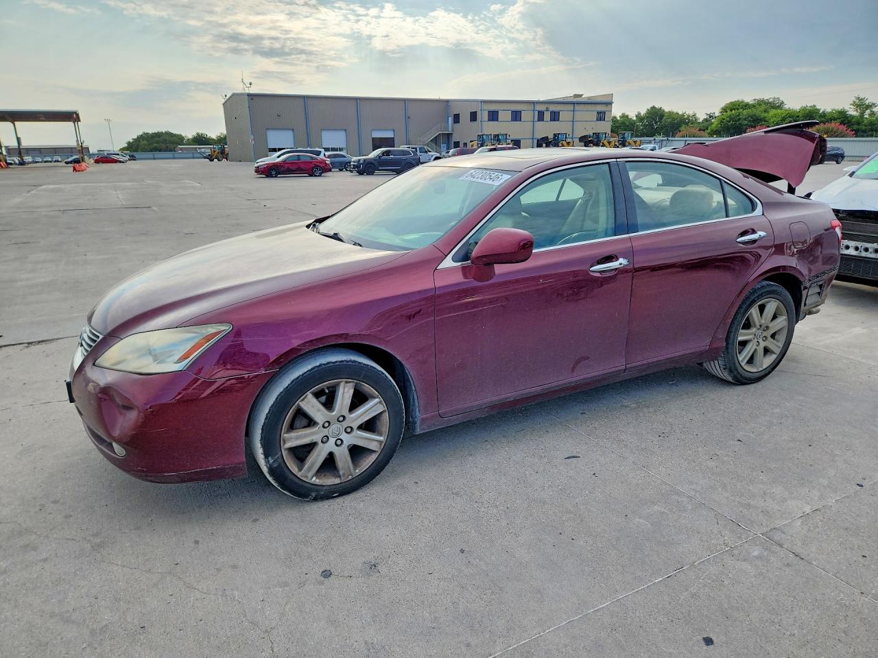 2007 Lexus Es 350 Бордовый vin: JTHBJ46G372136248