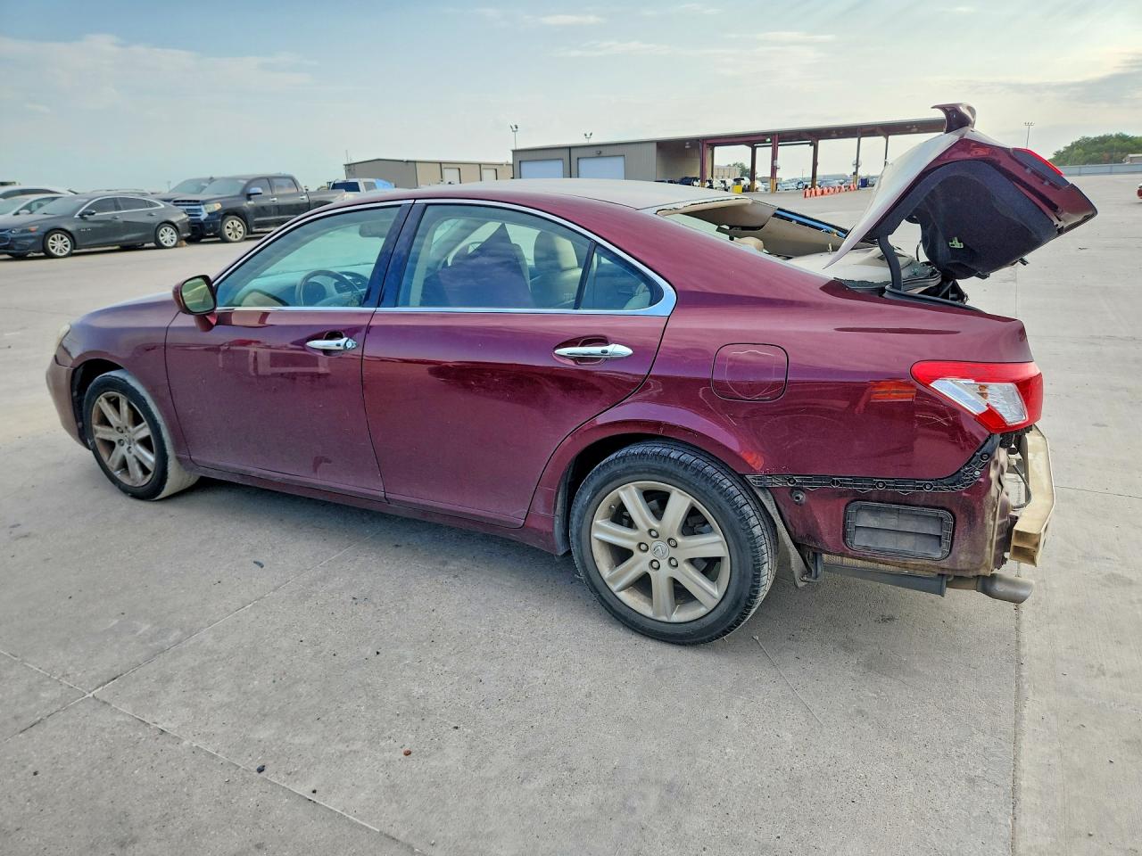 2007 Lexus Es 350 Burgundy vin: JTHBJ46G372136248
