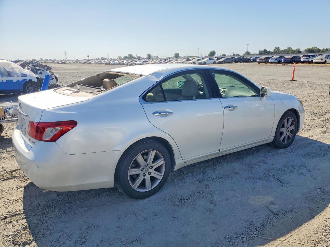 2007 Lexus Es 350 Белый vin: JTHBJ46G372138856