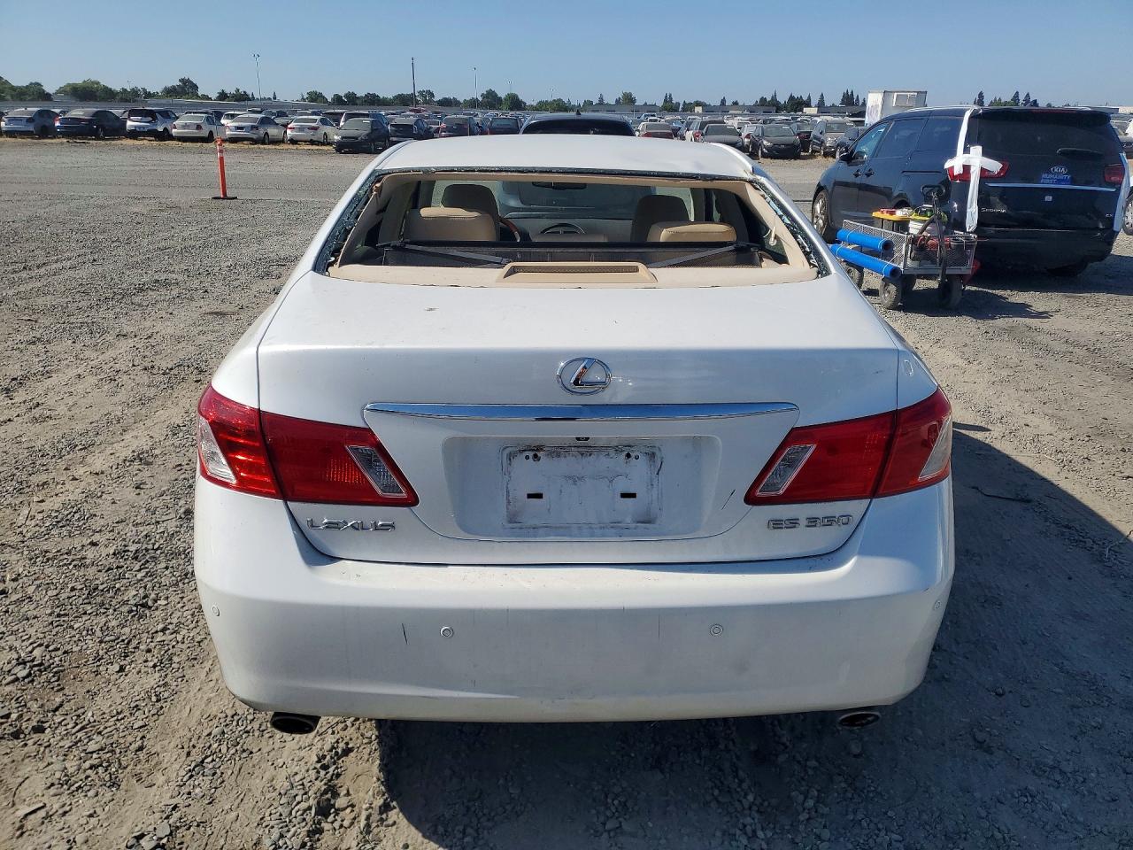 2007 Lexus Es 350 Белый vin: JTHBJ46G372138856