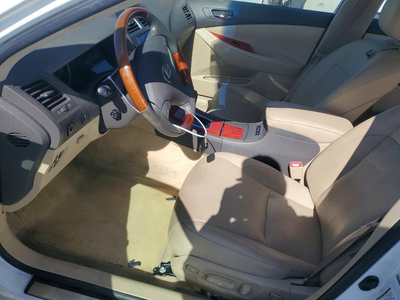 2007 Lexus Es 350 Белый vin: JTHBJ46G372138856