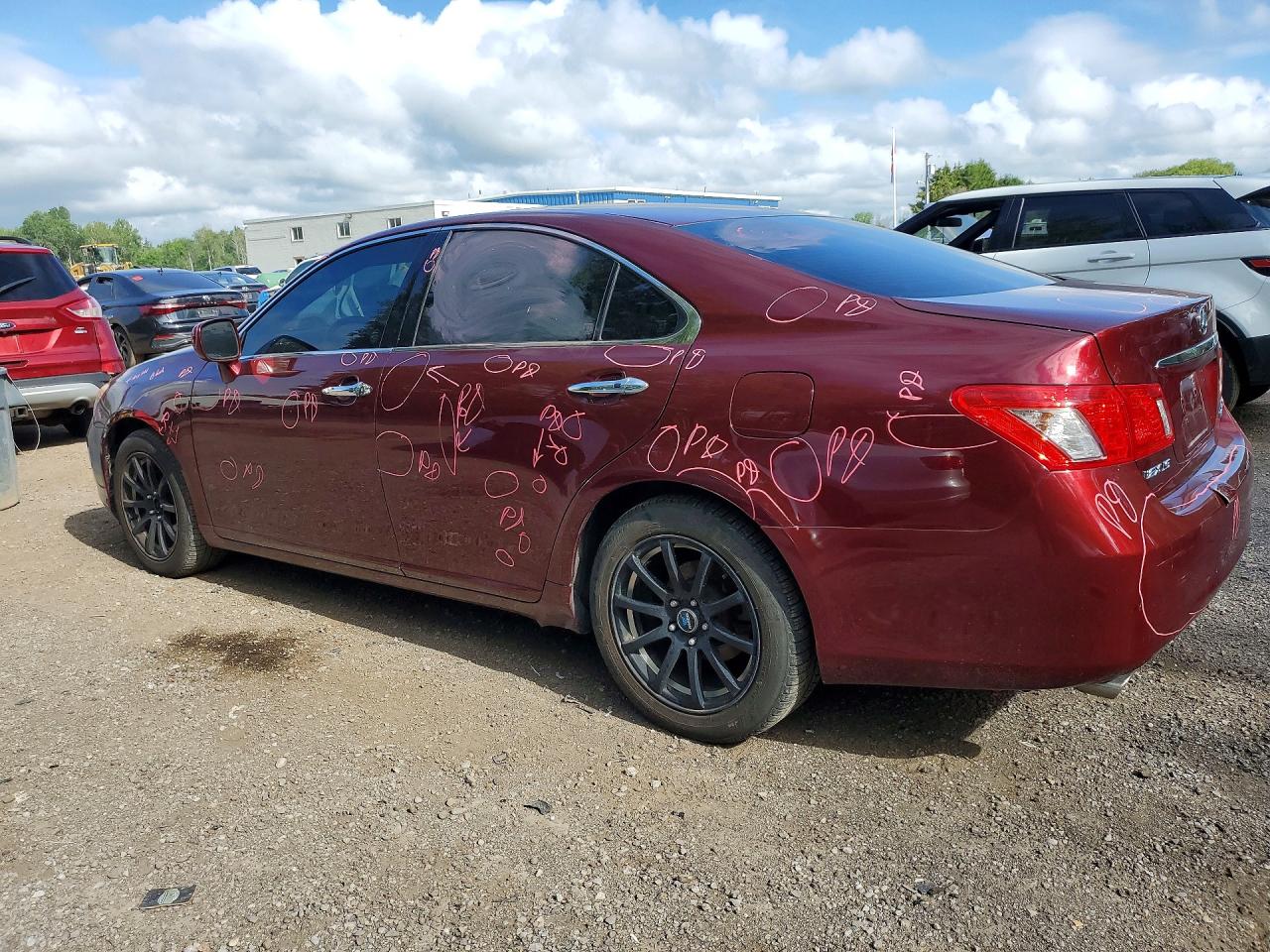 2007 Lexus Es 350 Burgundy vin: JTHBJ46G372148920