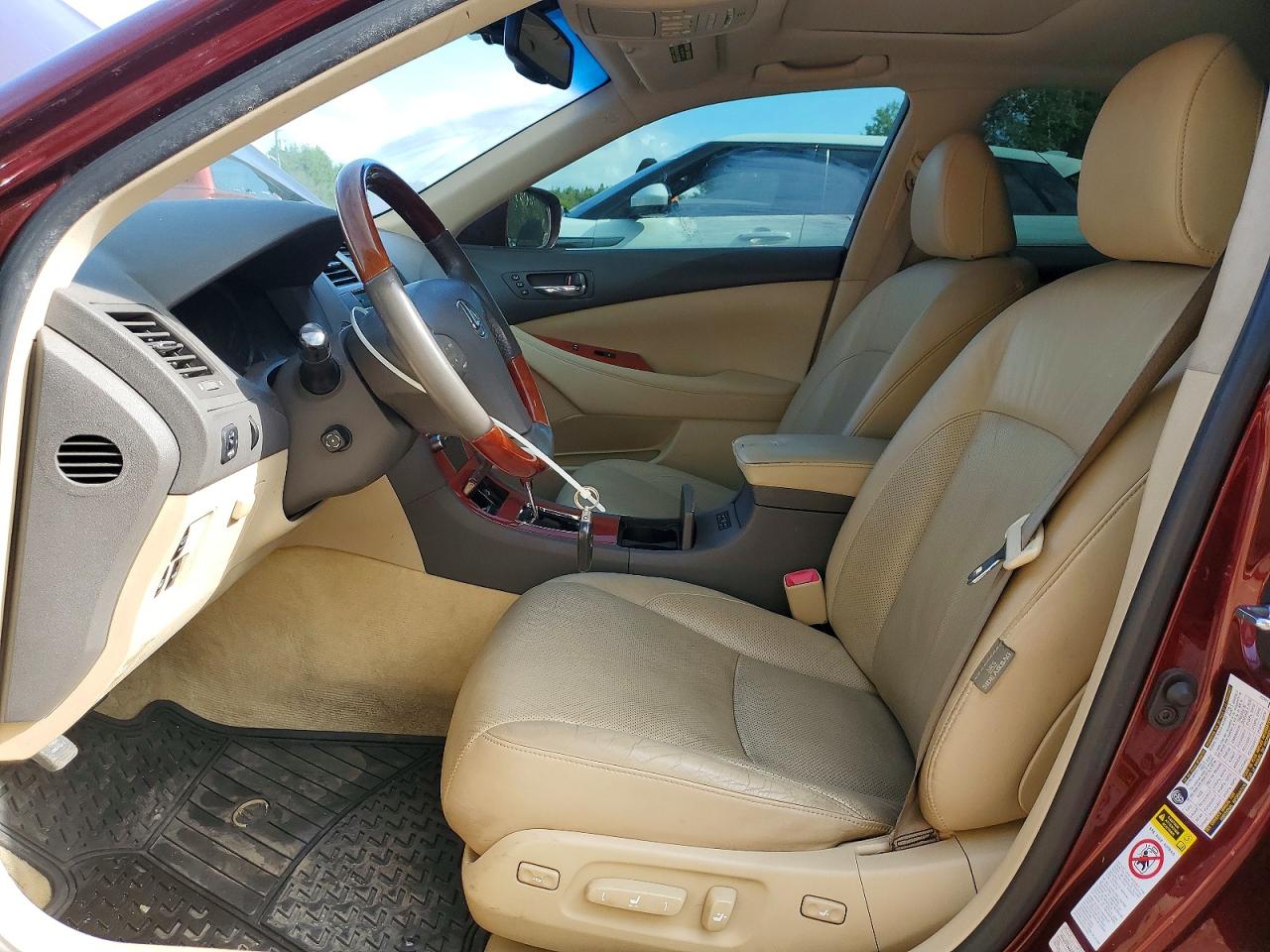2007 Lexus Es 350 Burgundy vin: JTHBJ46G372148920