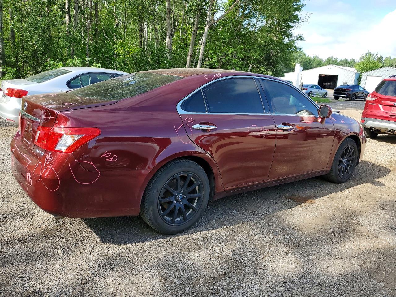 2007 Lexus Es 350 Burgundy vin: JTHBJ46G372148920