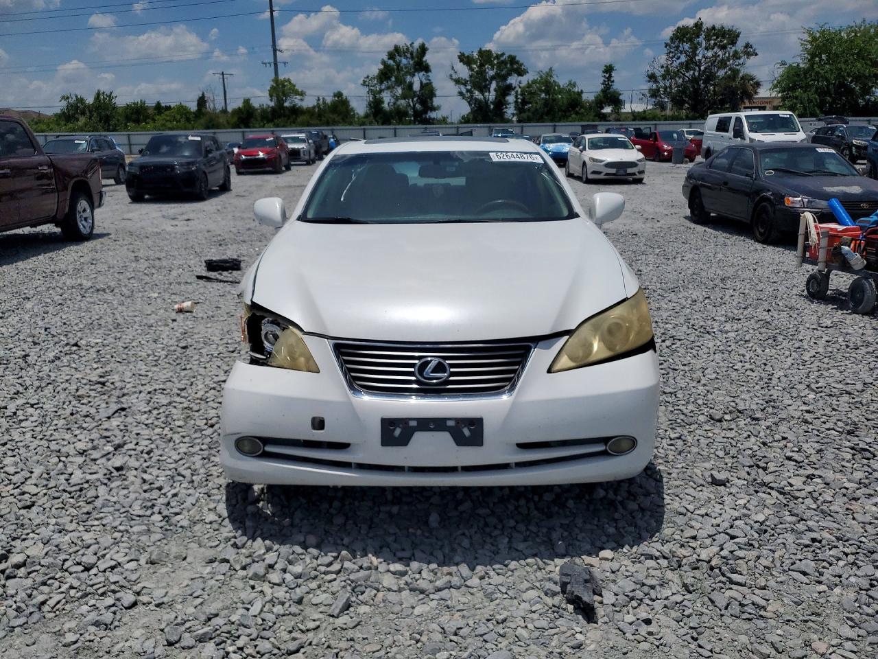 2007 Lexus Es 350 White vin: JTHBJ46G372149758