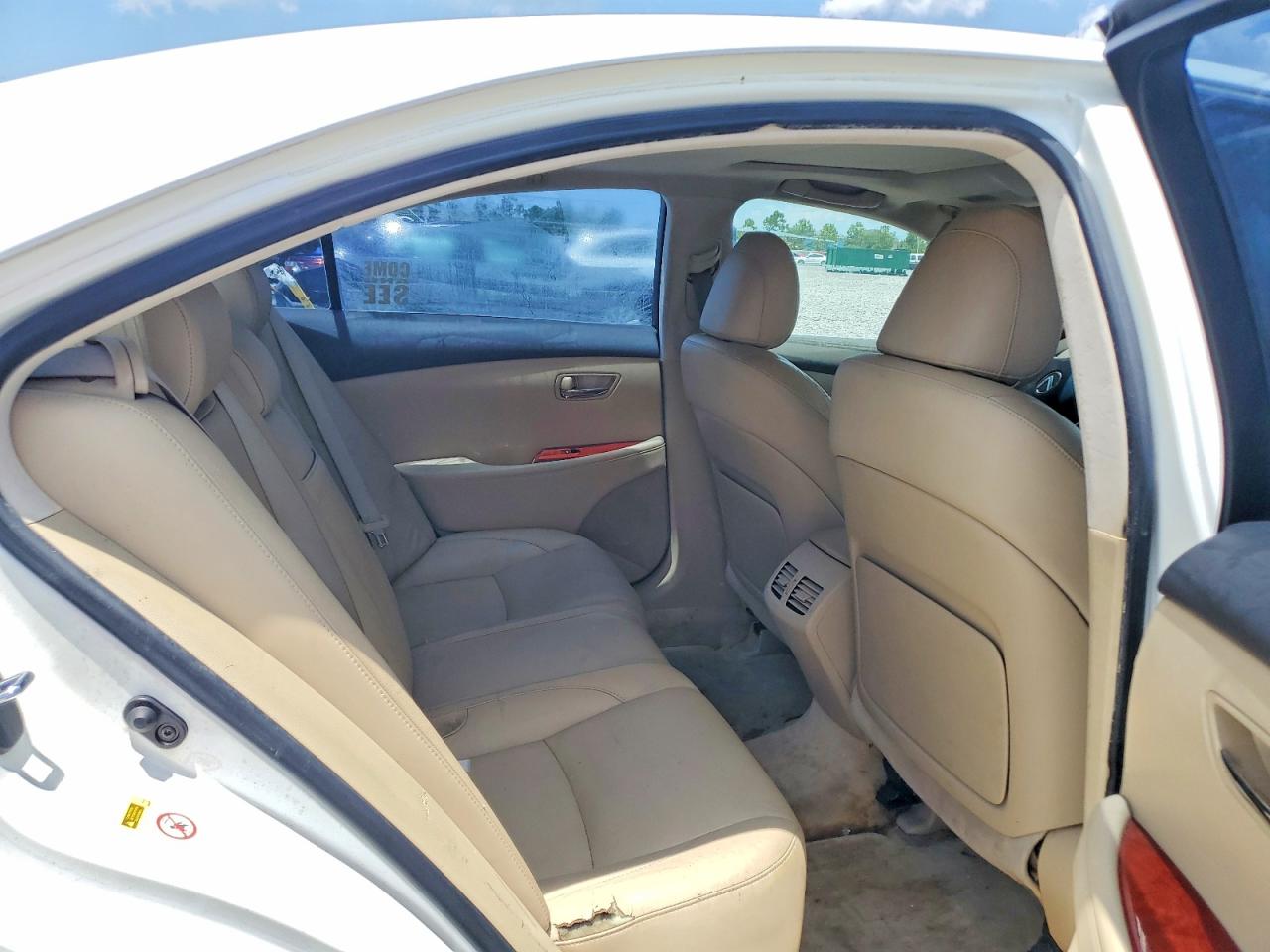 2007 Lexus Es 350 White vin: JTHBJ46G372149758