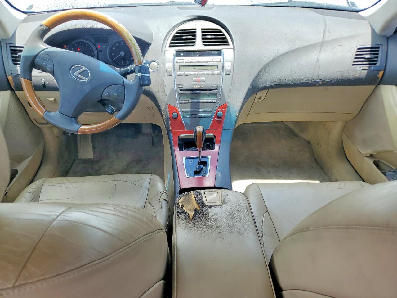 2007 Lexus Es 350 White vin: JTHBJ46G372149758