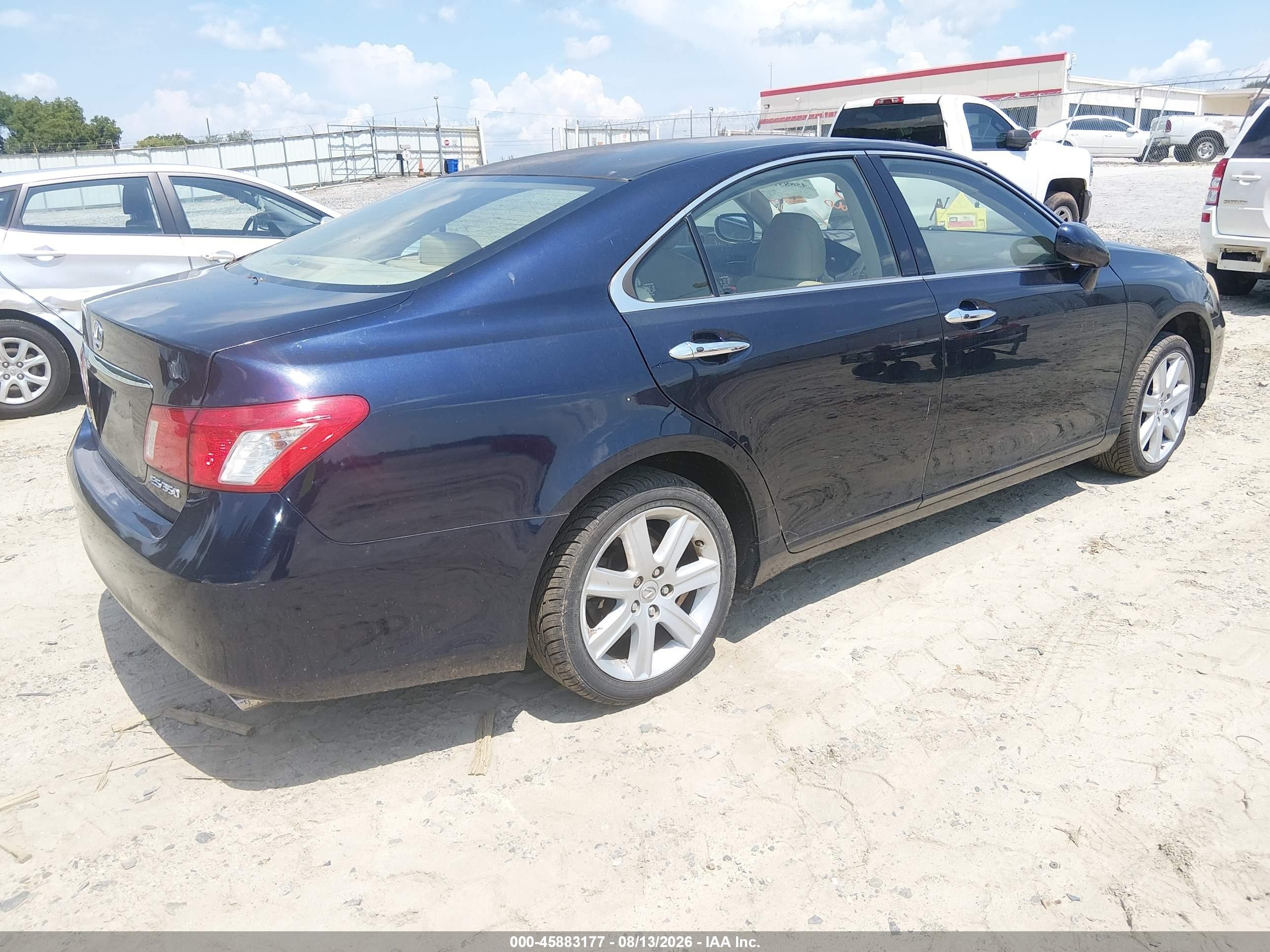 2008 Lexus Es 350   Blue vin: JTHBJ46G382165170