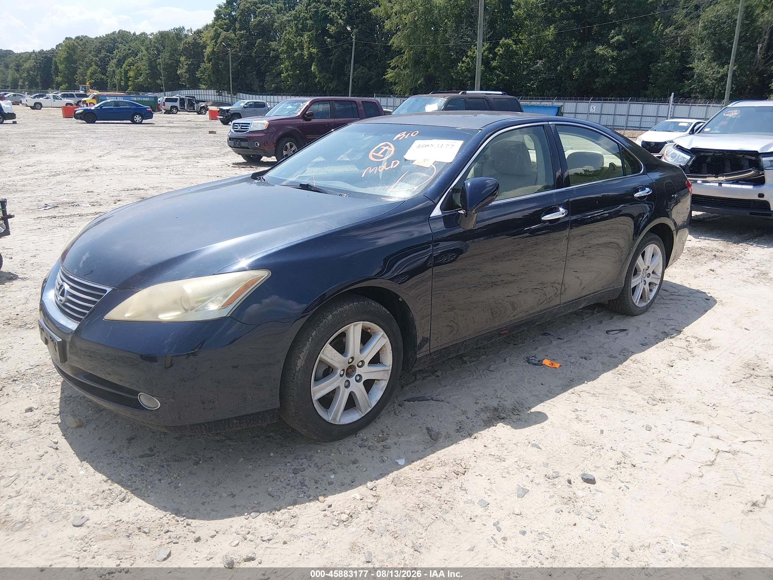 2008 Lexus Es 350   Blue vin: JTHBJ46G382165170