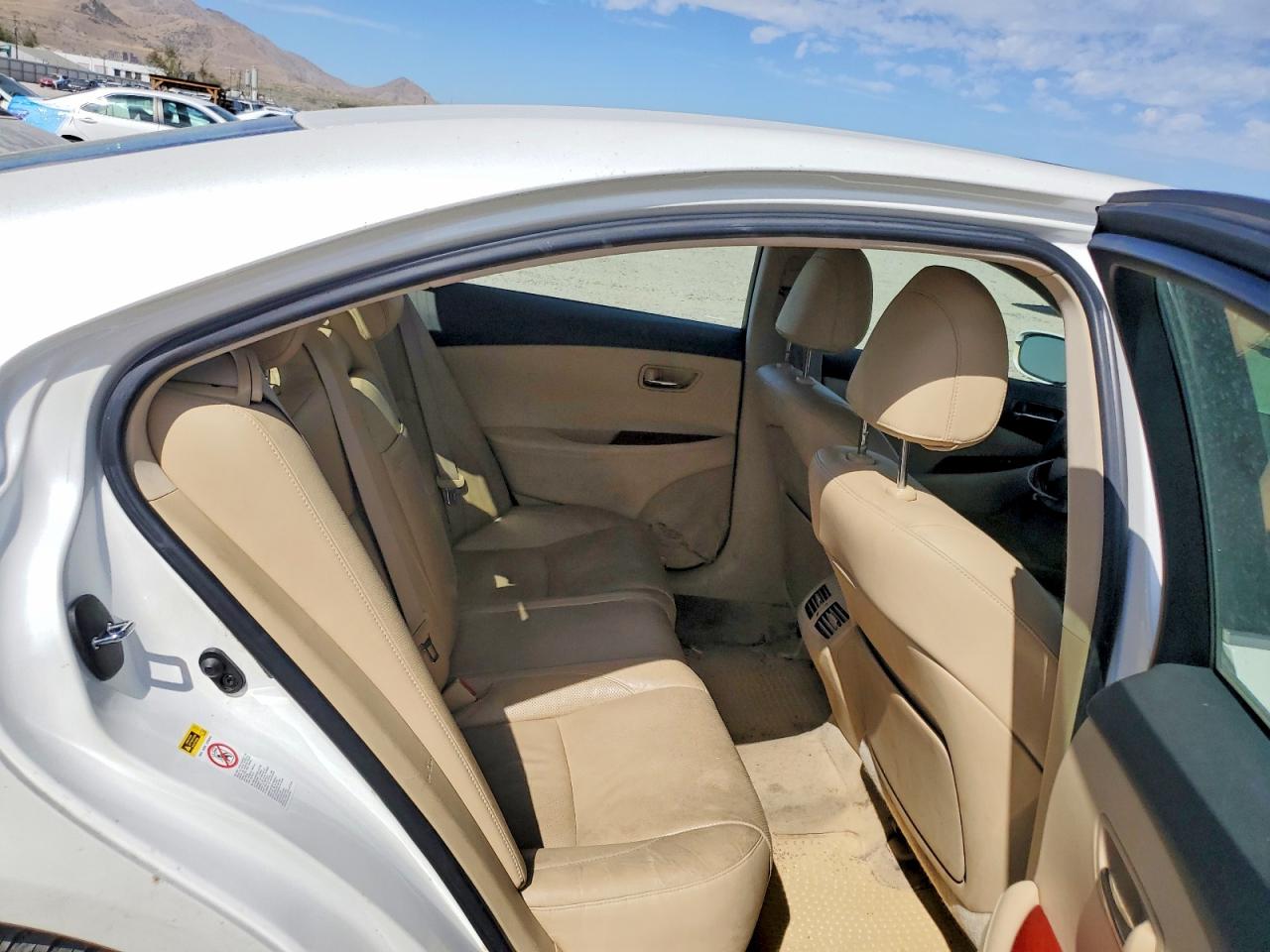 2008 Lexus Es 350 White vin: JTHBJ46G382167601