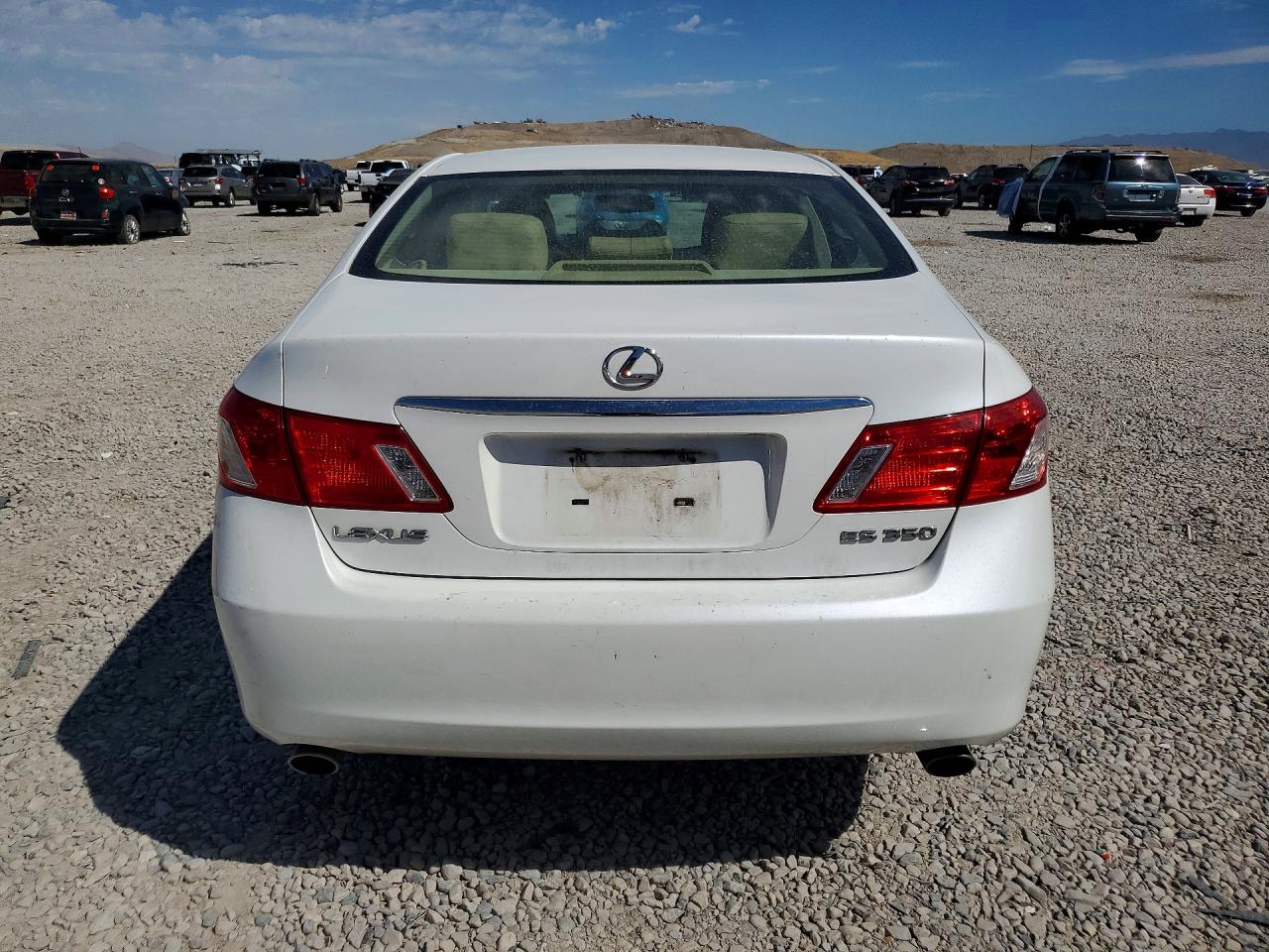 2008 Lexus Es 350 White vin: JTHBJ46G382167601